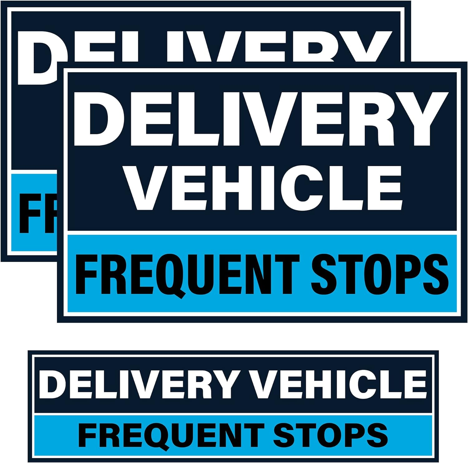 Signs 3 Pack Heavy Duty Flex Driver Car Door Magnets, Flex Driver Car for Amazon Drivers, Uber Eats, Grubhub, Doordash, Instacart Delivery Drivers 2(117) 1(113) image number 3