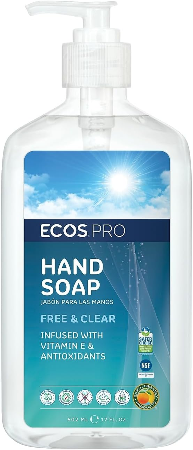 Earth Friendly Products Hand Soap Fragrance Free 500 Ml image number 5
