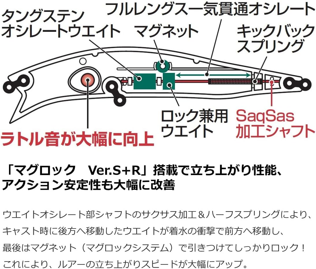Daiwa 90F/F111F SSR Morethan Cross Wake R Sea Bass Lure, Various Types image number 1