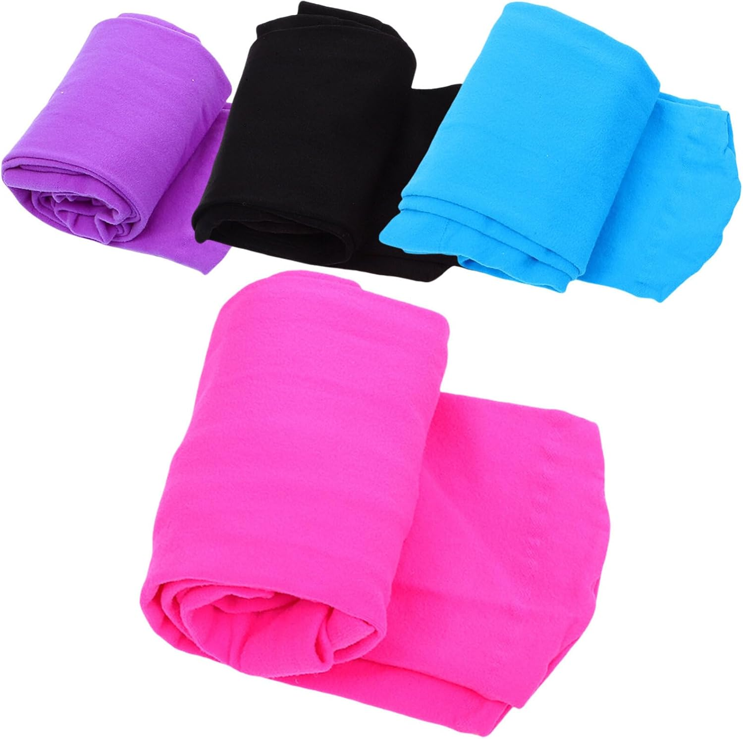 Sosoport 4Pairs Long Socks for Women Girls Knee High Stockings Stylish and Comfortable Thigh image number 1