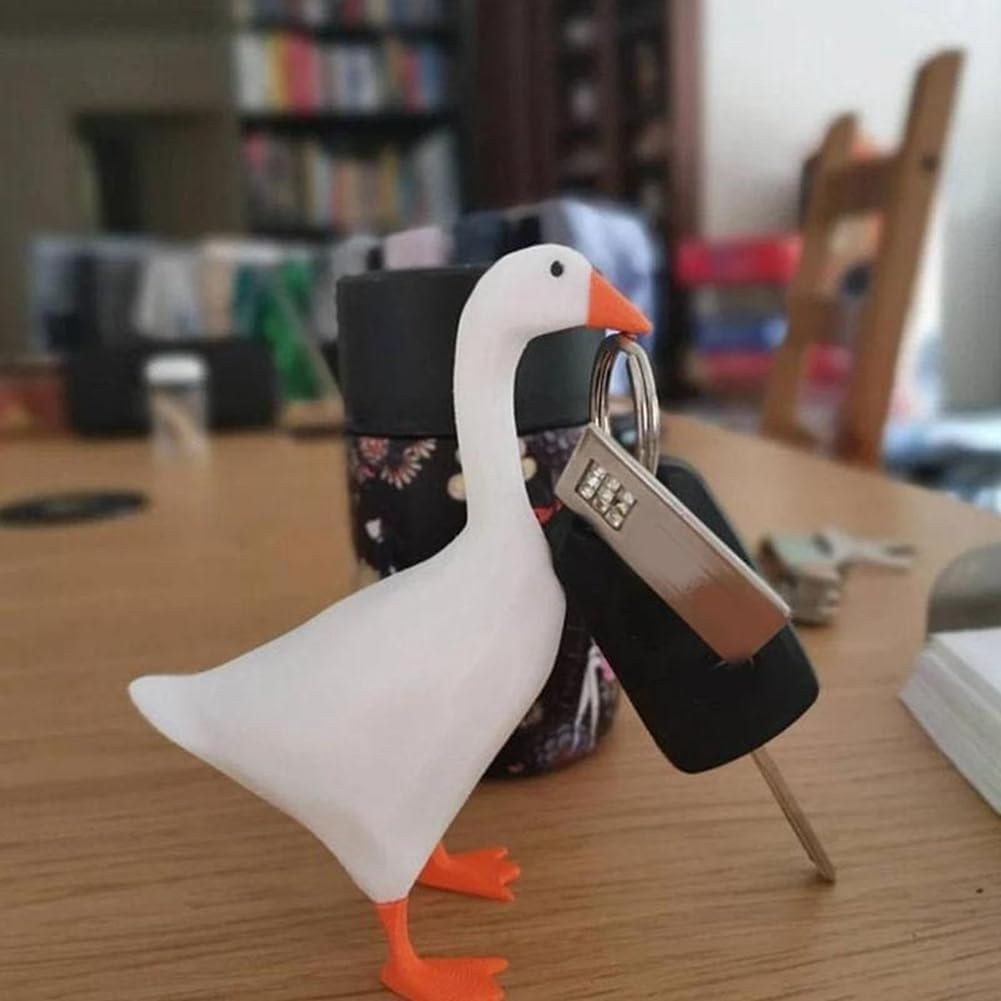 Magnetic Goose Key Holder Cute Home Decor Kawaii Room Office Table Desk Decor Aesthetic Funny Sculpture Bedroom Decor a Easy to Use image number 4