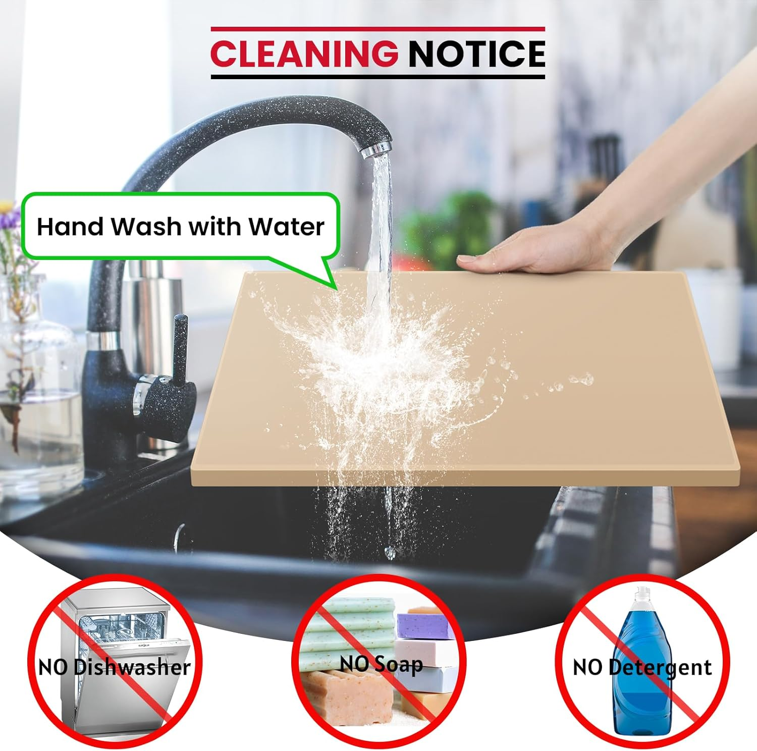 Unicook Large Rectangle Pizza Stone 20" X 13.5" Cordierite Heavy Duty Impact Resistant Pizza and Bread image number 2