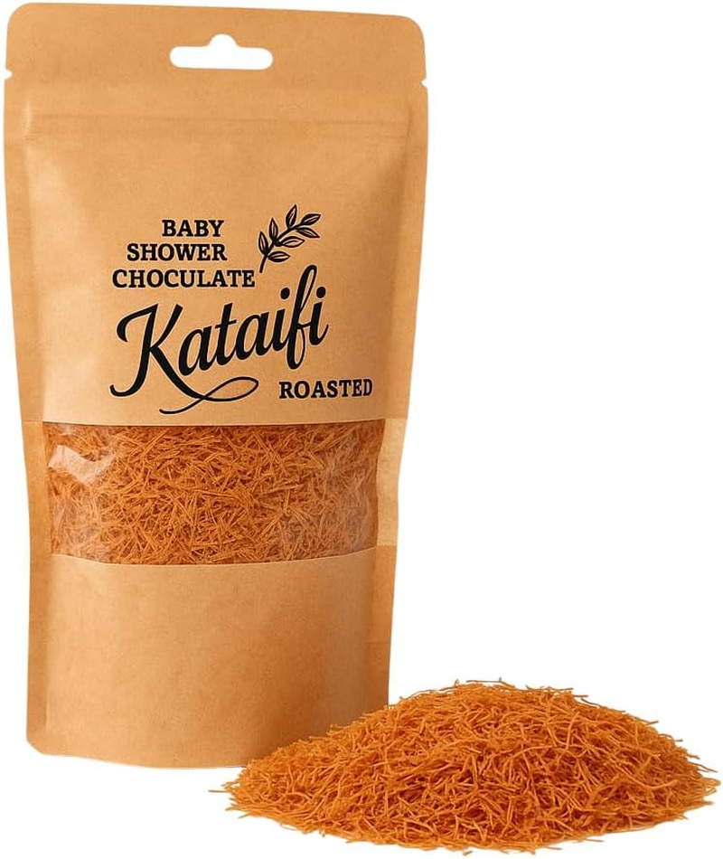 Roasted Kataifi, Crunchy Caramelized Kadayif, Perfect for Desserts and Dubai Chocolate Bar, 150G (5.3Oz) Special Package (Roasted Shredded Wheat) image number 4