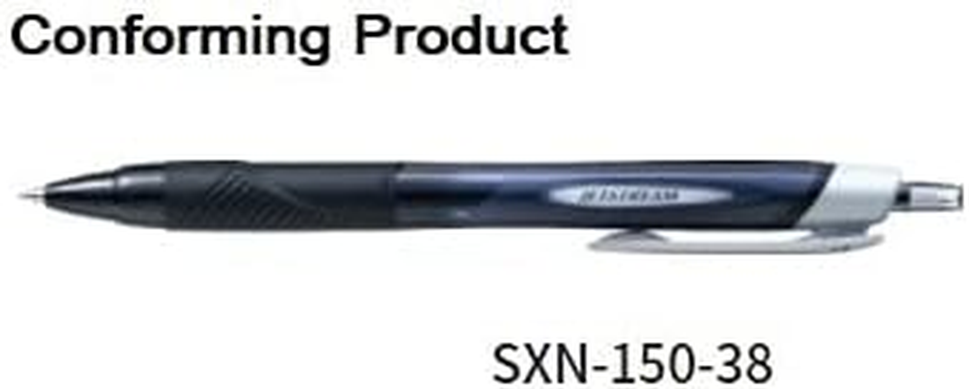Jetstream SXN150.38 SXR-38 Ballpoint Pen Refill Black 0.38Mm (Pack of 3) image number 1