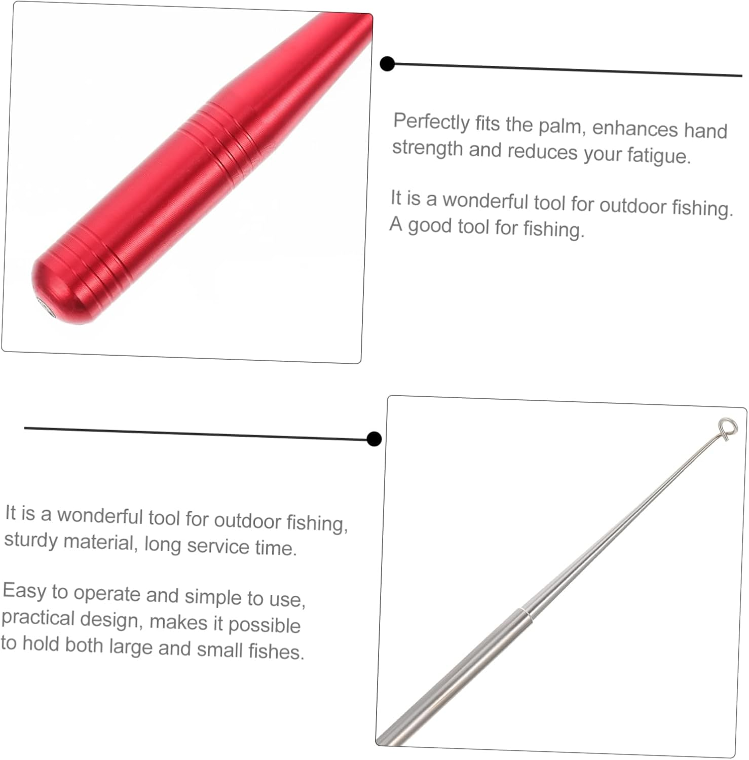 2Pcs Fishhook Remover Tool Magnetic Design Hook Removing Tool for Saltwater Fishing Fish Hook Quick Removal Fishing Tackle Fish Disconnect Device image number 1