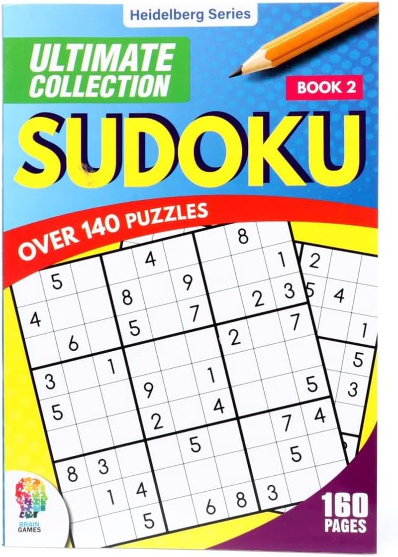 4 Books X 160 Questions Office Central Sudoku Activity Books, More than 140 Puzzles for Adults, Beginners to Experts Stimulating for the Mind, Helps Further Develop Problem Solving Skills, over 140 Puzzles per Book image number 1