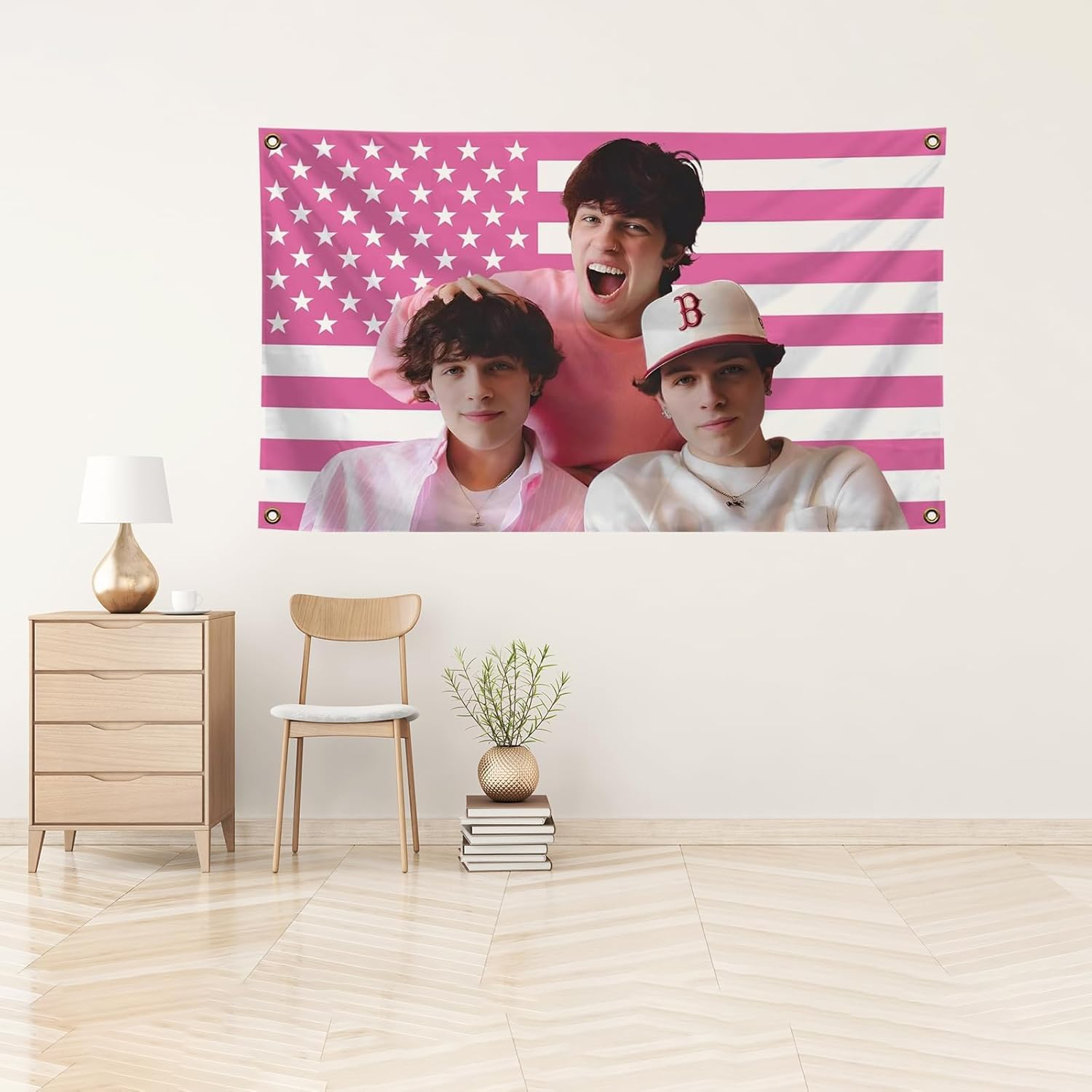 JUXIVIUM American Flag 3X5Ft 100D with 4 Brass Grommets Flag for Bedroom