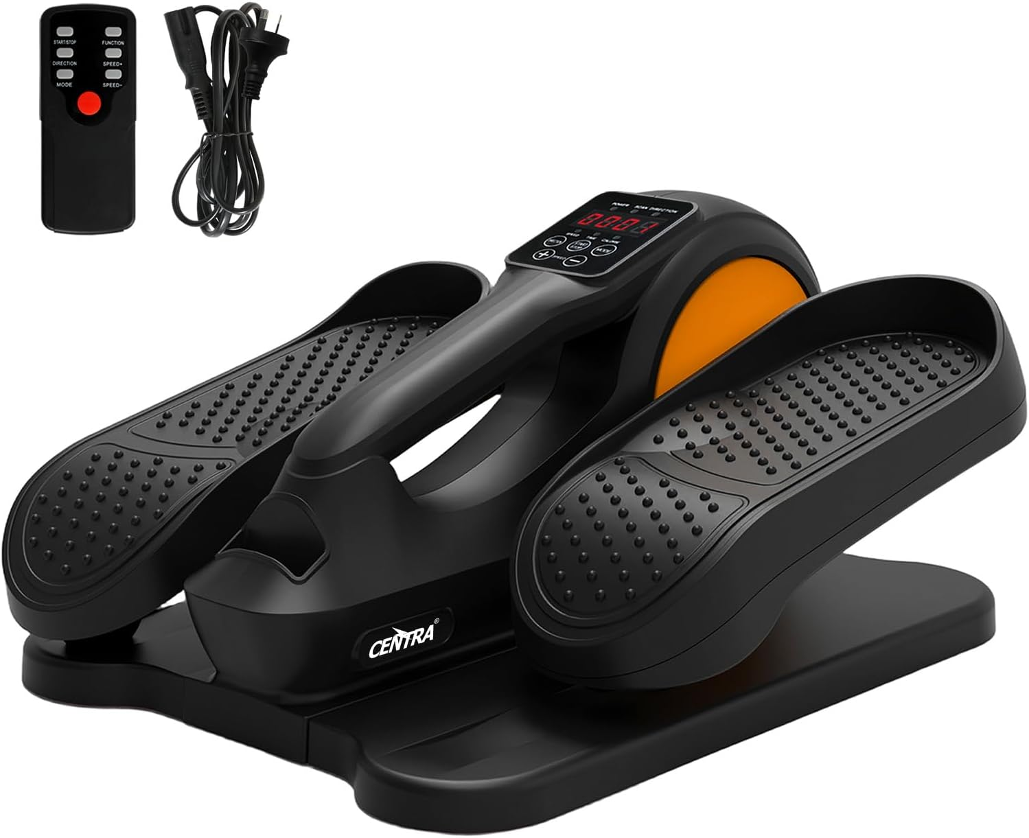 Centra under Desk Elliptical Machine,Electric Ellipse Leg Exerciser with 12 Adjustable Speed, Portable Seated Pedal Exerciser for Seniors, Pedal Exercise Machine with Remote Control, Home Office Use