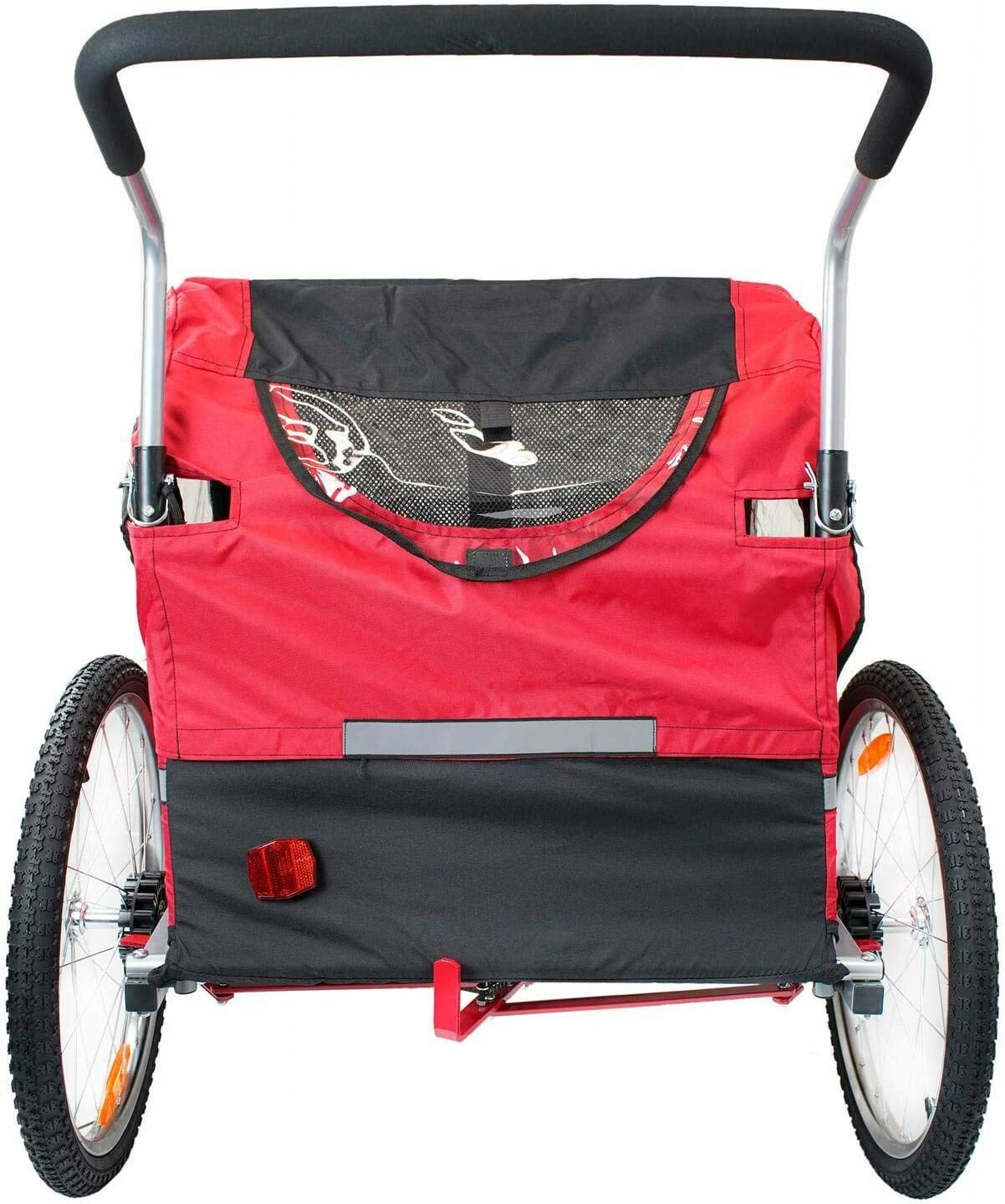 Cyclingdeal Foldable Bicycle Bike Baby Children Kids Trailer and Stroller Jogger for 1-2 Kids