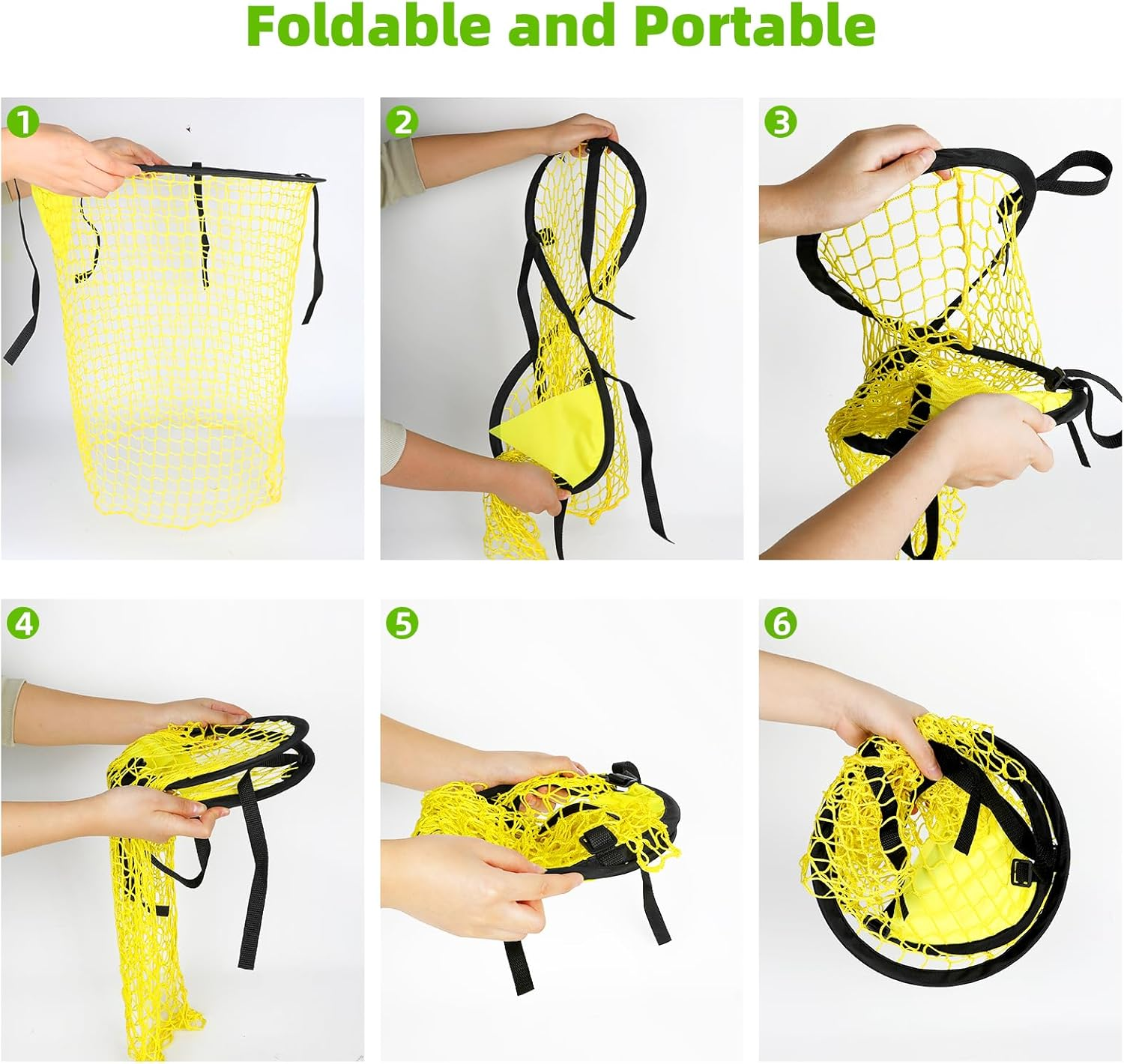 Football Goal Soccer Top Bins Soccer Target Outdoor Top Bins Football Targets Goal Net 45Cm/58Cm Football Training Goal Target for Shootings Accuracy Training Practice Equipment(Set of 2) image number 1