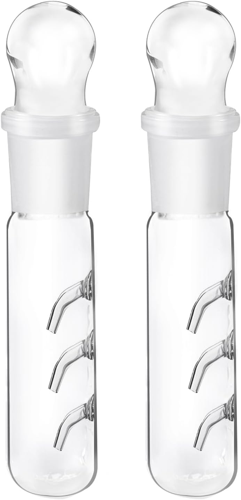 Pack of 2 Efficient Planarium Traps, 3 Hole Clear Glass Planaria Trap for Fish Tank Aquarium, Clear Glass Catcher Trap (Reusable) image number 4