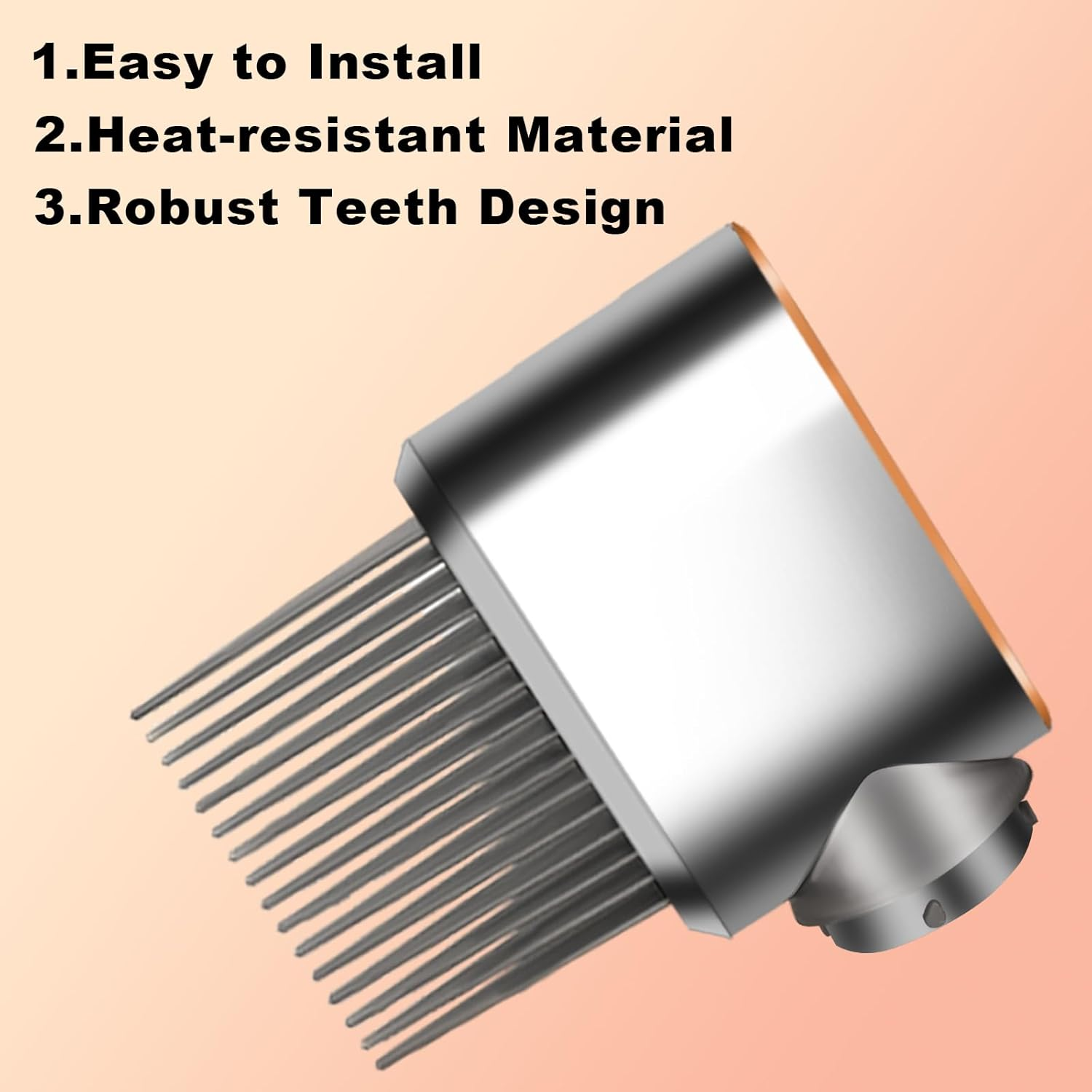 Wide-Tooth Comb Attachments for Dyson Airwrap Hs01/05,Pre-Styling Dryer Brush for Curly Coily Hair, Replacement Part for NO.971894-03 image number 5