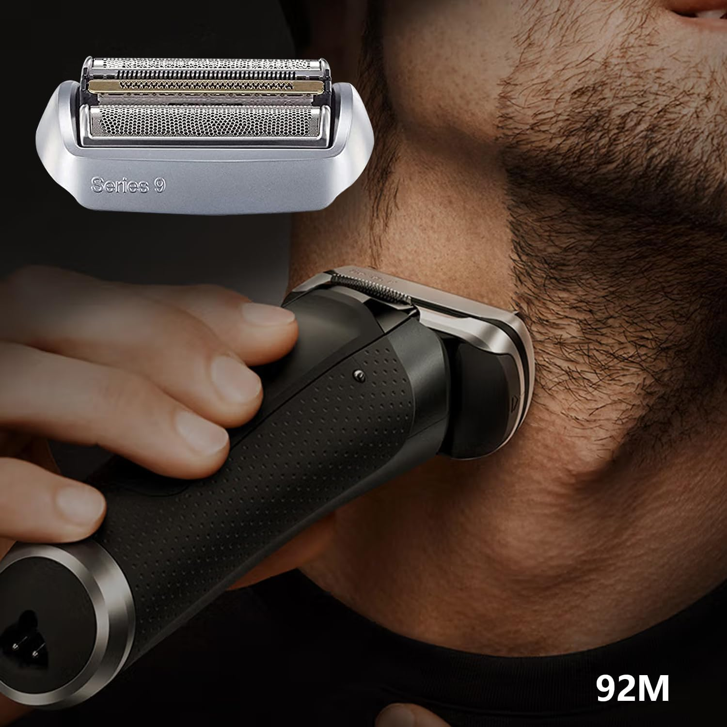 92M Replacement Head for Braun Shaver Series 9，Suitable for 9290Cc, 9291Cc, 9385Cc, 9330S, 9370Cc, 9330S, 9293S, 9296Cc Etc by Models. image number 4
