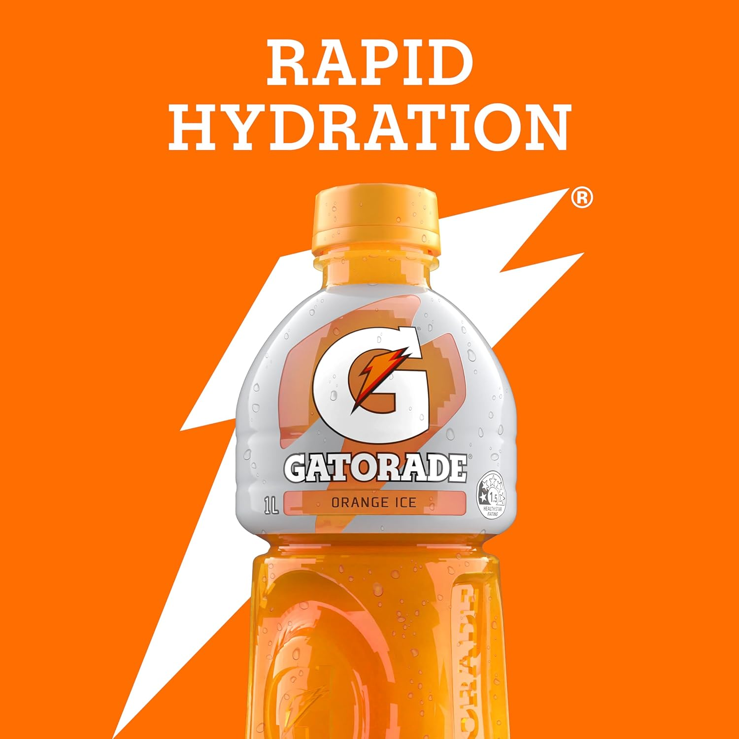 Gatorade Orange Ice Sports Drink, 12 X 1L image number 0