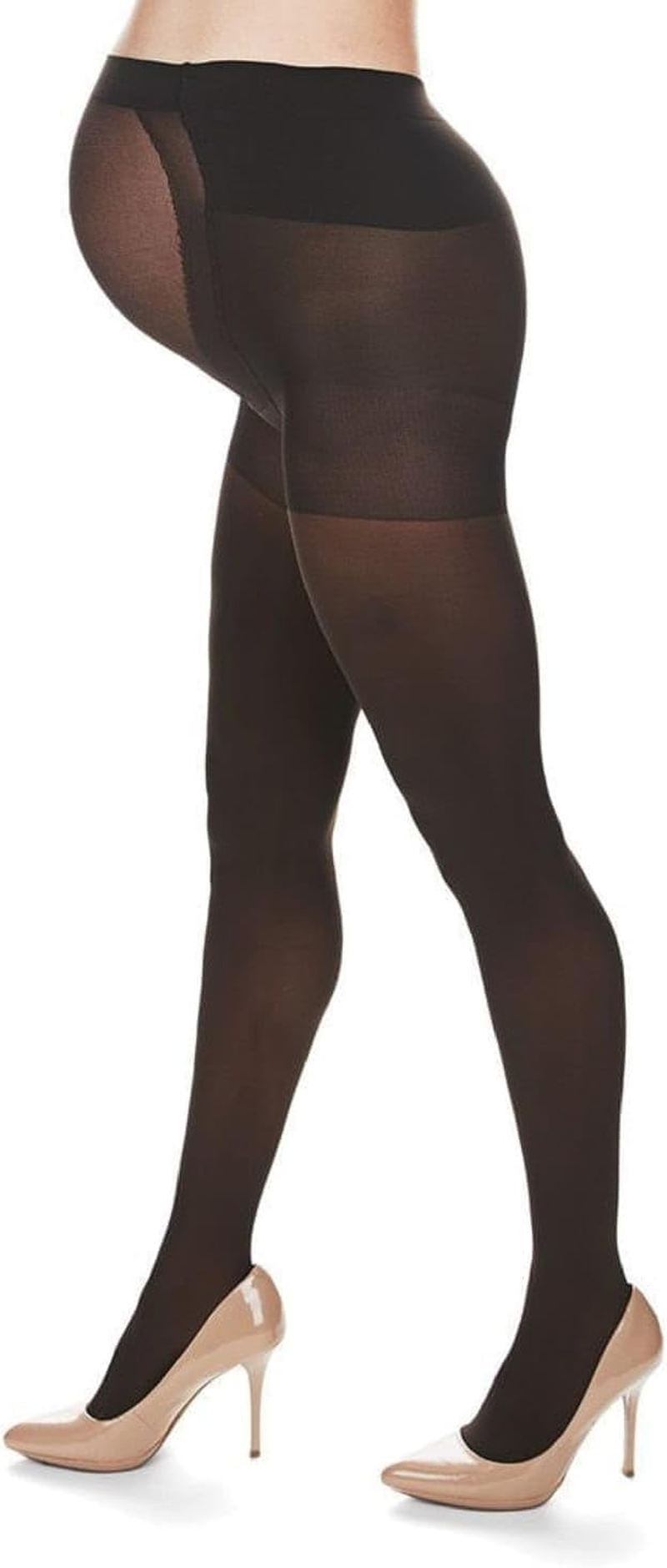 Memoi Microfiber Opaque Maternity Tights | Pregnancy Support Hose