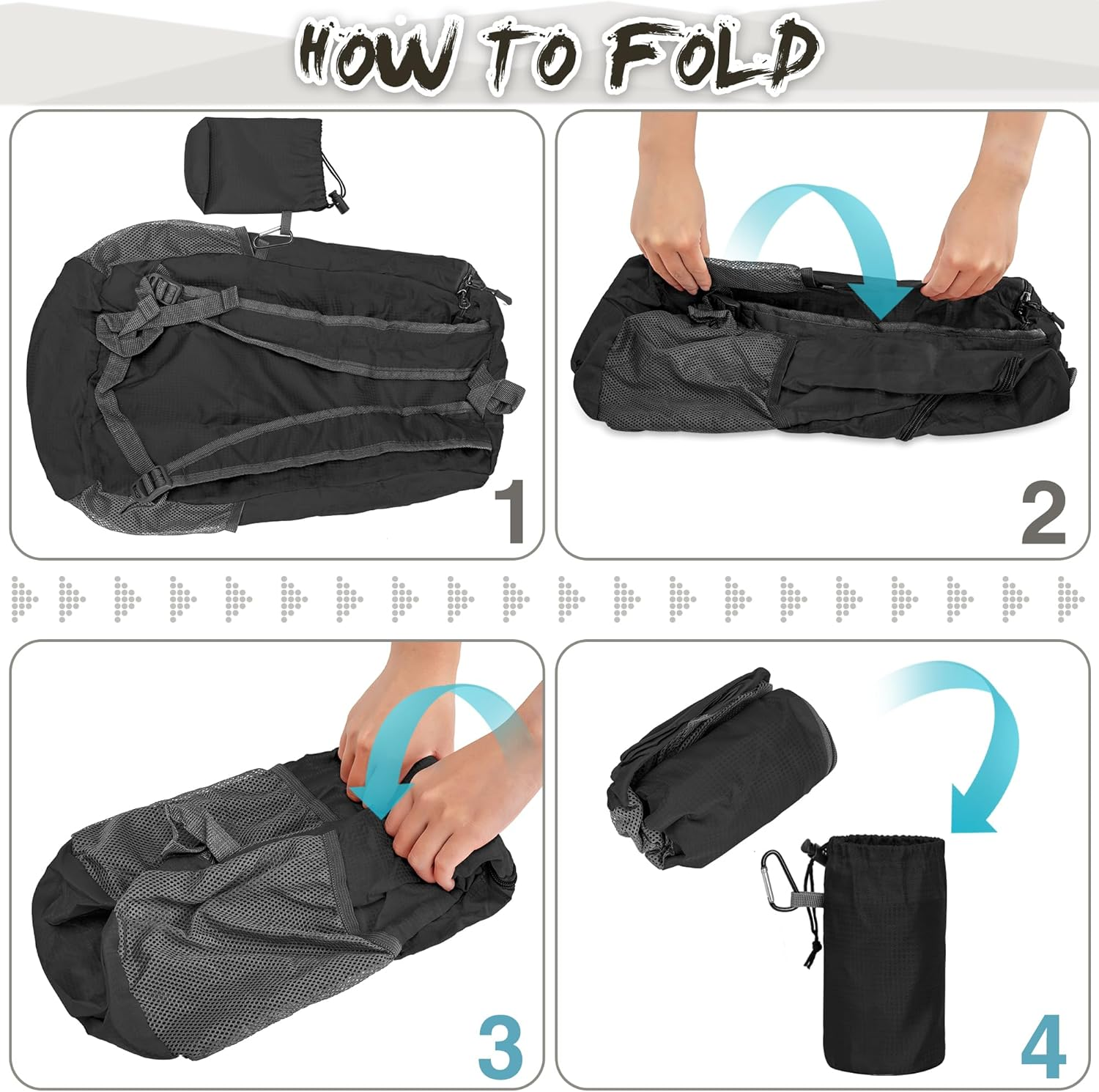 ZOMAKE Foldable Backpack - Packable Hiking Backpack 20L Lightwight Folding Daypack for Travel Hiking Outdoor Camping image number 1