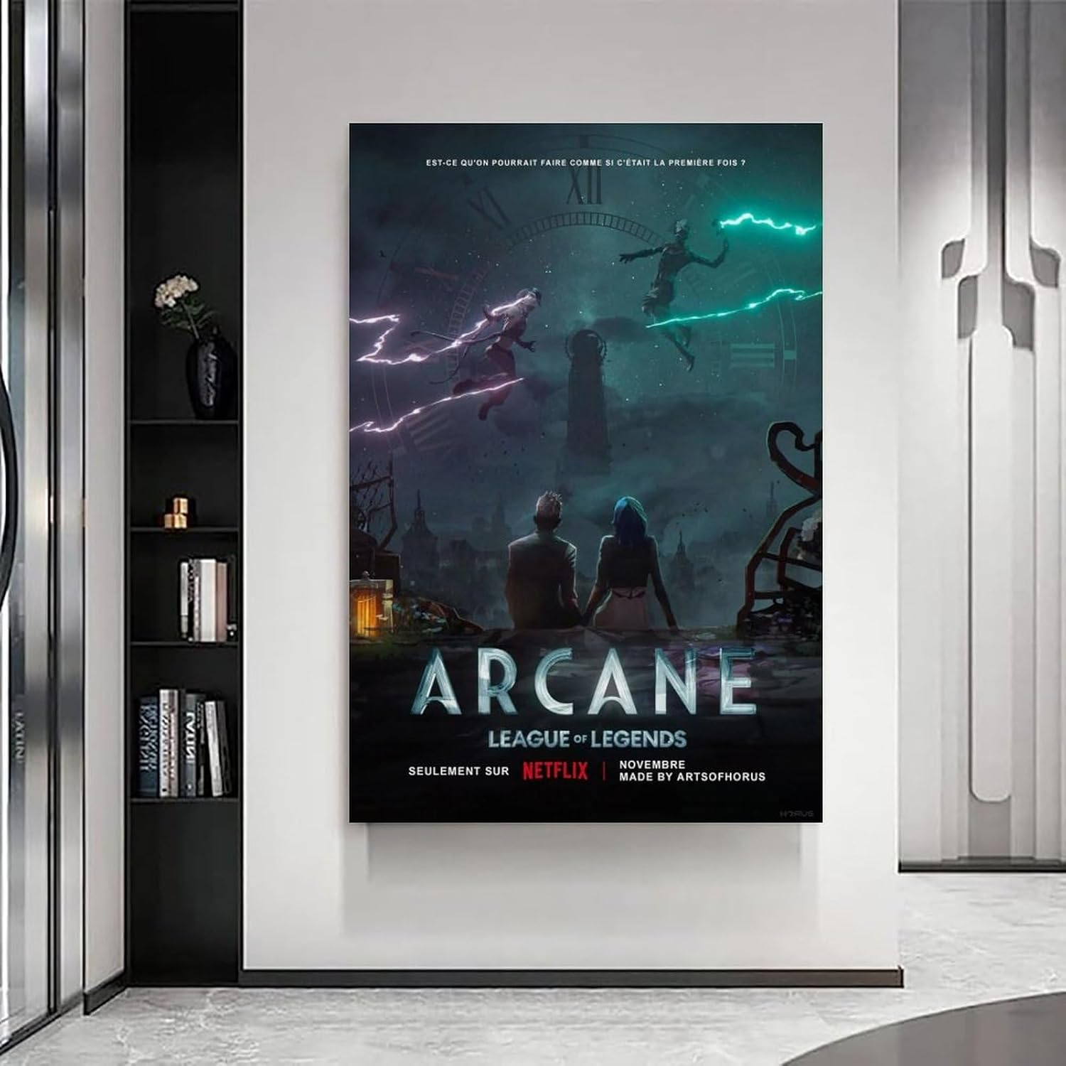 Anime Arcane Poster Poster Canvas Painting Wall Art Picture Home Decor Print for Bedroom Living Room Dorm Study Bar Office 08X12Inch(20X30Cm)