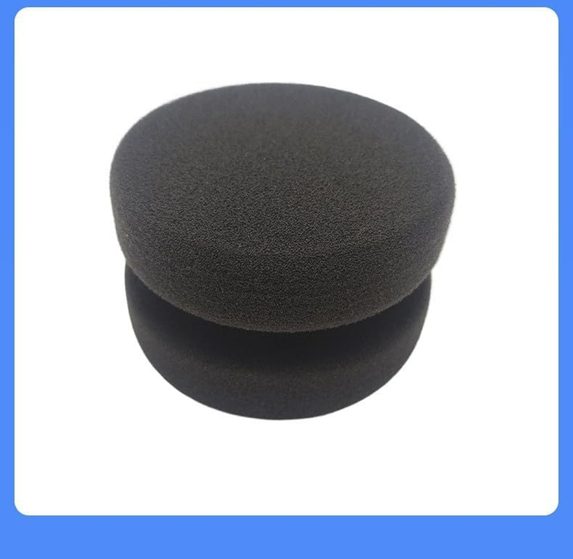 3 PCS Sponge Brushes for Painting, Foam Paint Brushes Paint Sponge Applicator, Double-Side round Detail Art Craft Painting Sponges for Car Waxing Acrylic Oil Watercolor Art Paint (Black, One Size) image number 3