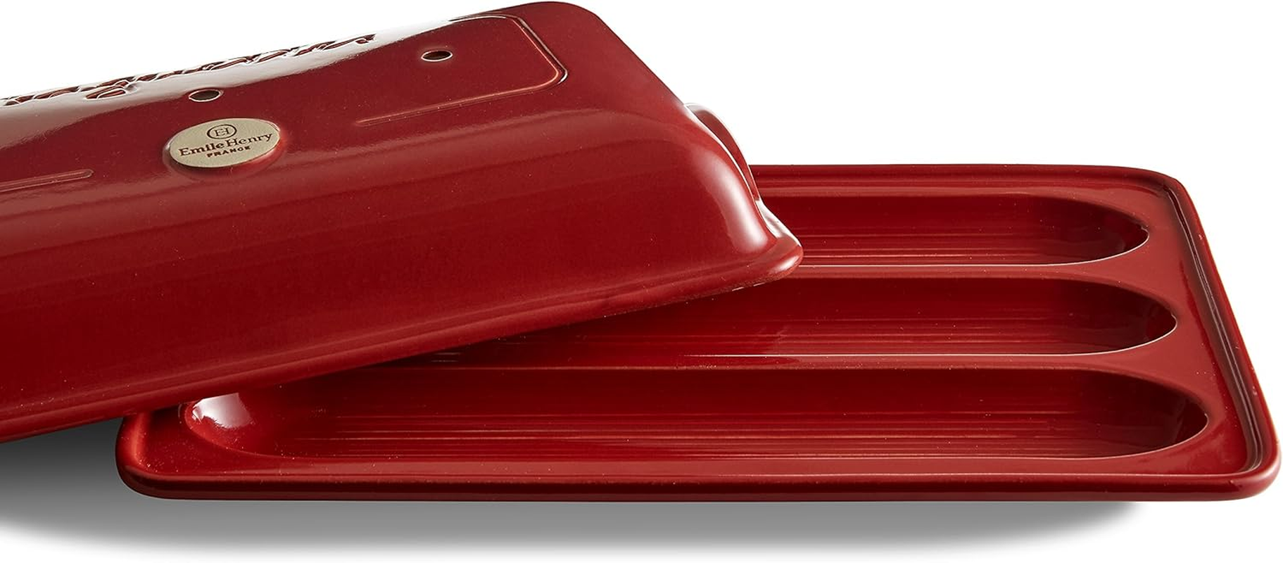 Emile Henry EH BAGUETTE BAKER BURGUNDY image number 1