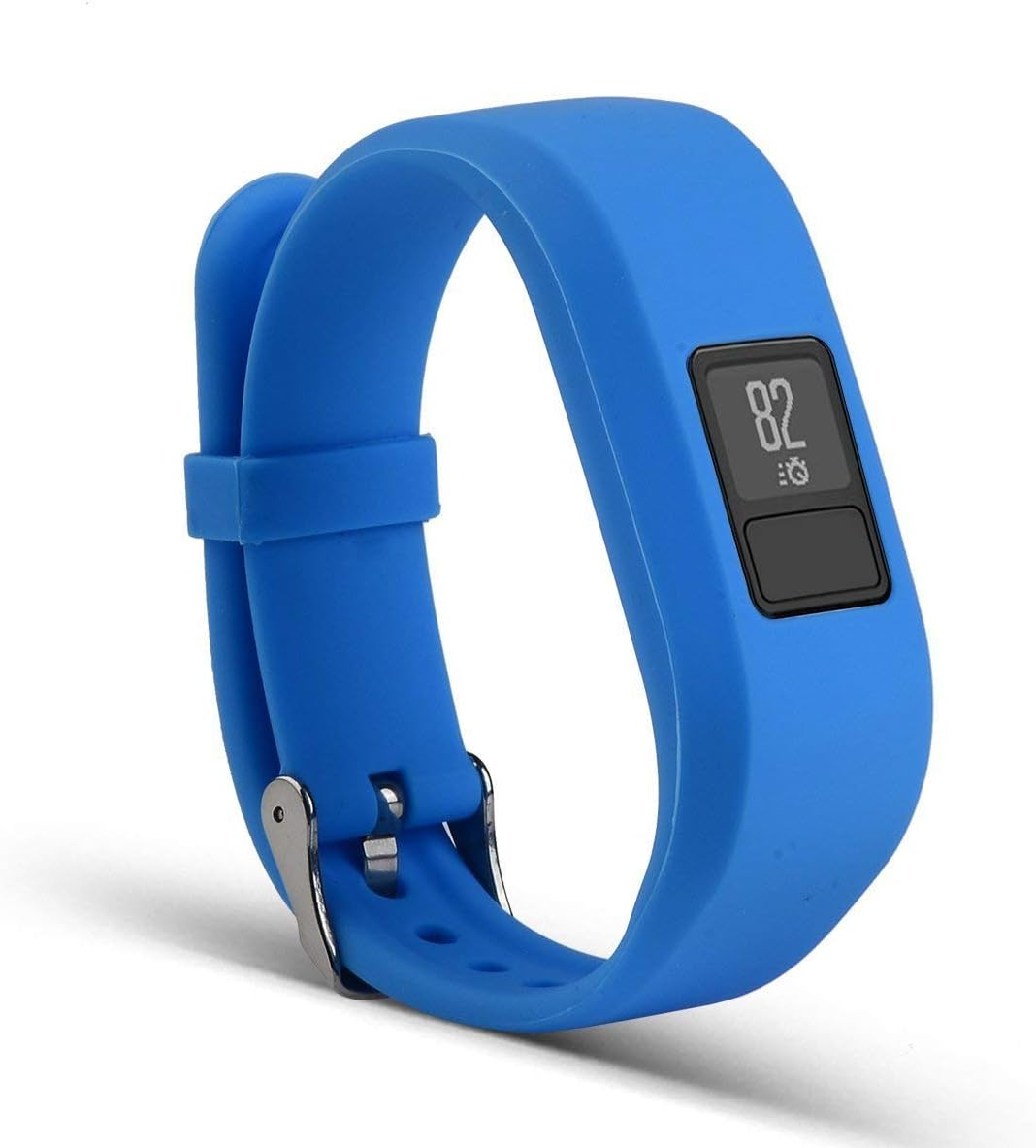 3Pcs Intended for V&iacute;vofit Jr. 2 Vivofit JR Bands with Secure Watch Clasp Silicone Replacement Strap Bands Intended for Garmin Vivofit Jr 2 Vivofit Jr（For Kids） (Purple, Teal, Skyblue)