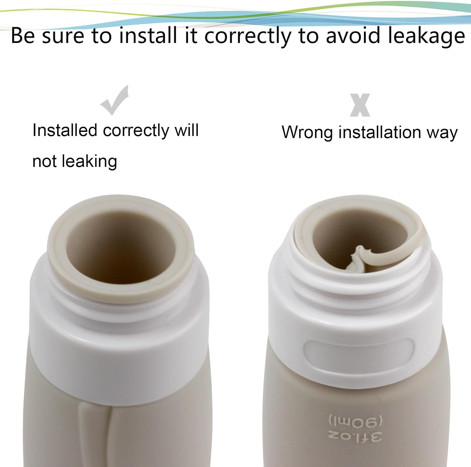 Travel Bottles for Toiletries 15 Pieces with Travel Toiletries Bag Travel Spray Bottle Travel Containers, Travel Essentials, Travel Accessories, Tsa Approved Leak Proof Squeeze Silicone Travel Bottles image number 3