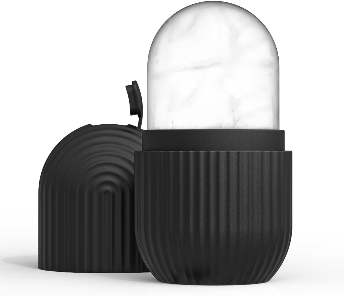 Ice Roller for Face, Ice Cube Facial Roller Massager, Reusable Silicone Face/Neck Ice Mold for Skin Care, Reduce Migraine Pain, De-Puff Eye Bags image number 3