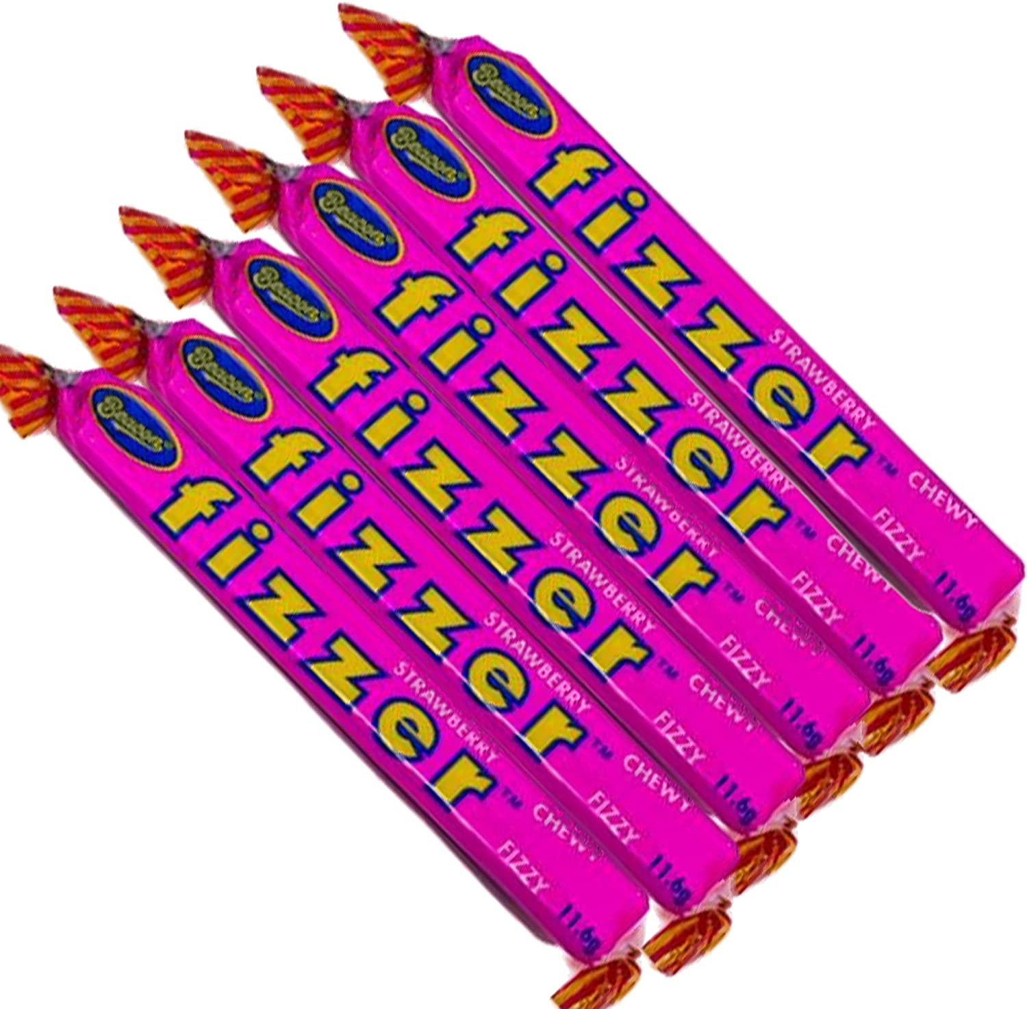 Beacon Fizzers Assorted Flavours - Chewy Candy Bars - 48 Piece Pack Individually Wrapped &ndash; Bulk Value Pack - Perfect for Parties, Movie Nights, and More image number 1