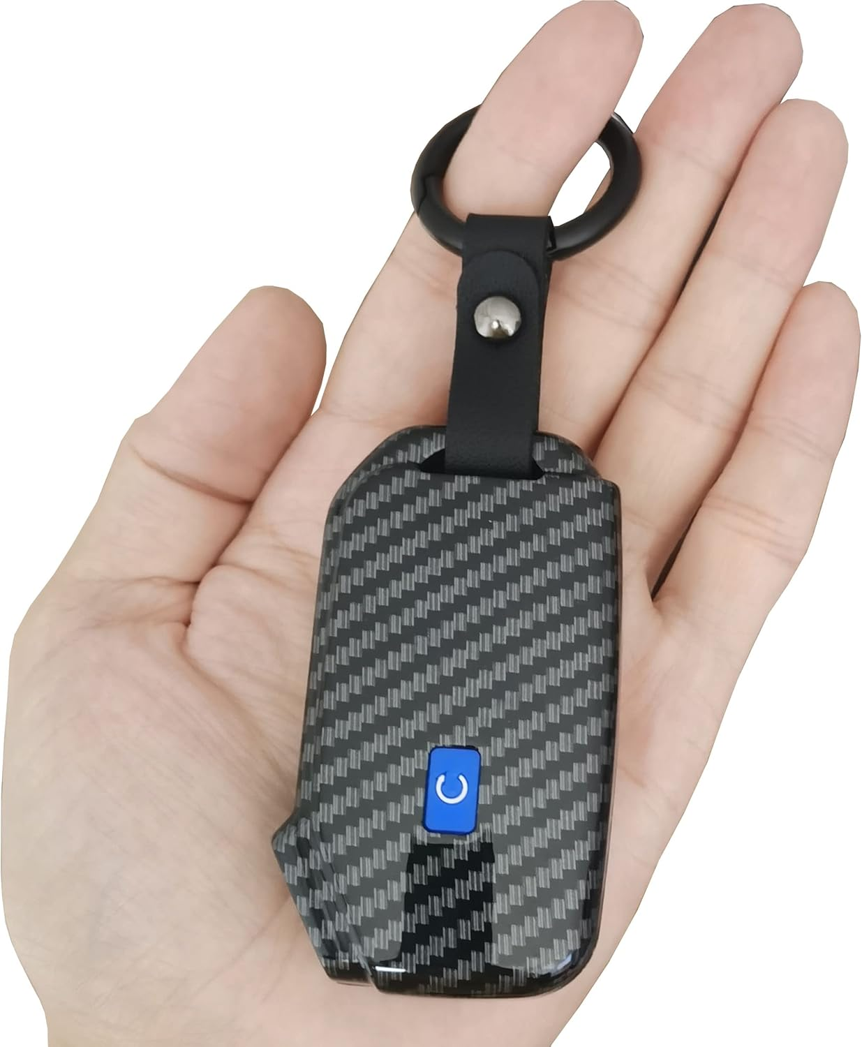 For Kia Key Fob Cover Protector Shell Keyless Remote Control Smart Key with Keychain Fit for Kia Ceed Cerato Forte NIRO Seltos Sorento Soul Sportage Telluride (Blue) image number 6