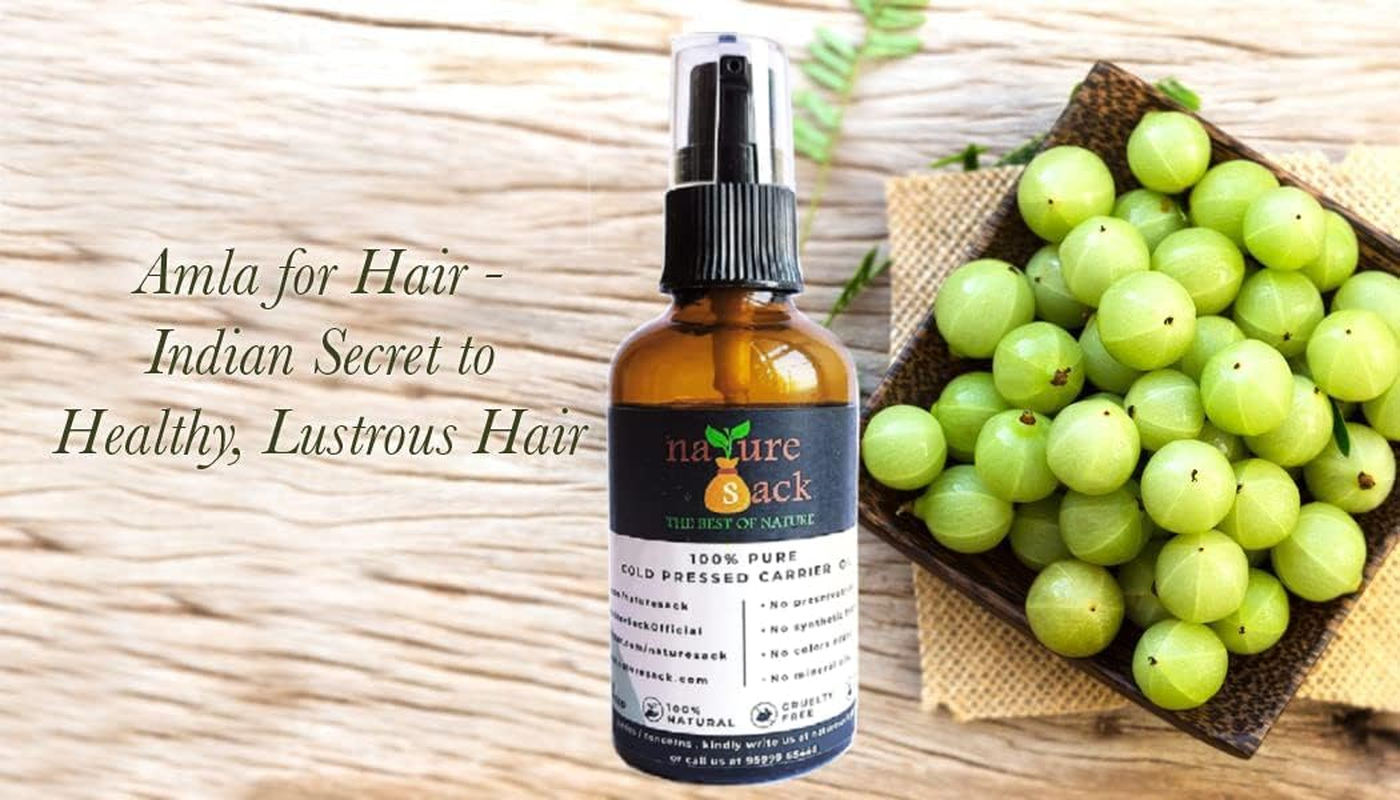 Amla Seed Oil (Indian Gooseberry) 100Ml 100% Pure Natural Cold Pressed Carrier Oil for Skin Care, Hair Care. image number 3