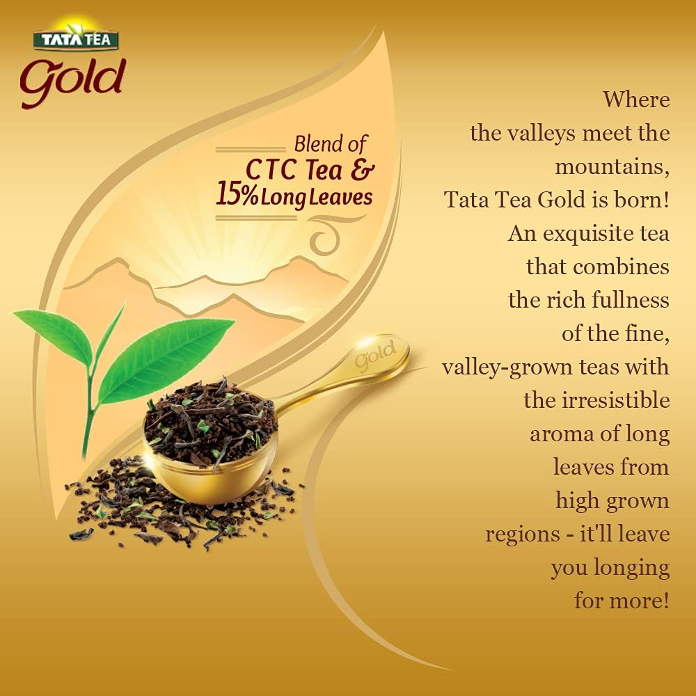 Tata Tea Gold Loose Black Tea 900 G image number 3