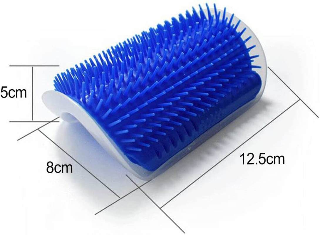 Cat Self Massage Scratcher Brush Comb Wall Corner Cat Scratching Post Comb Toya (Grey) image number 3
