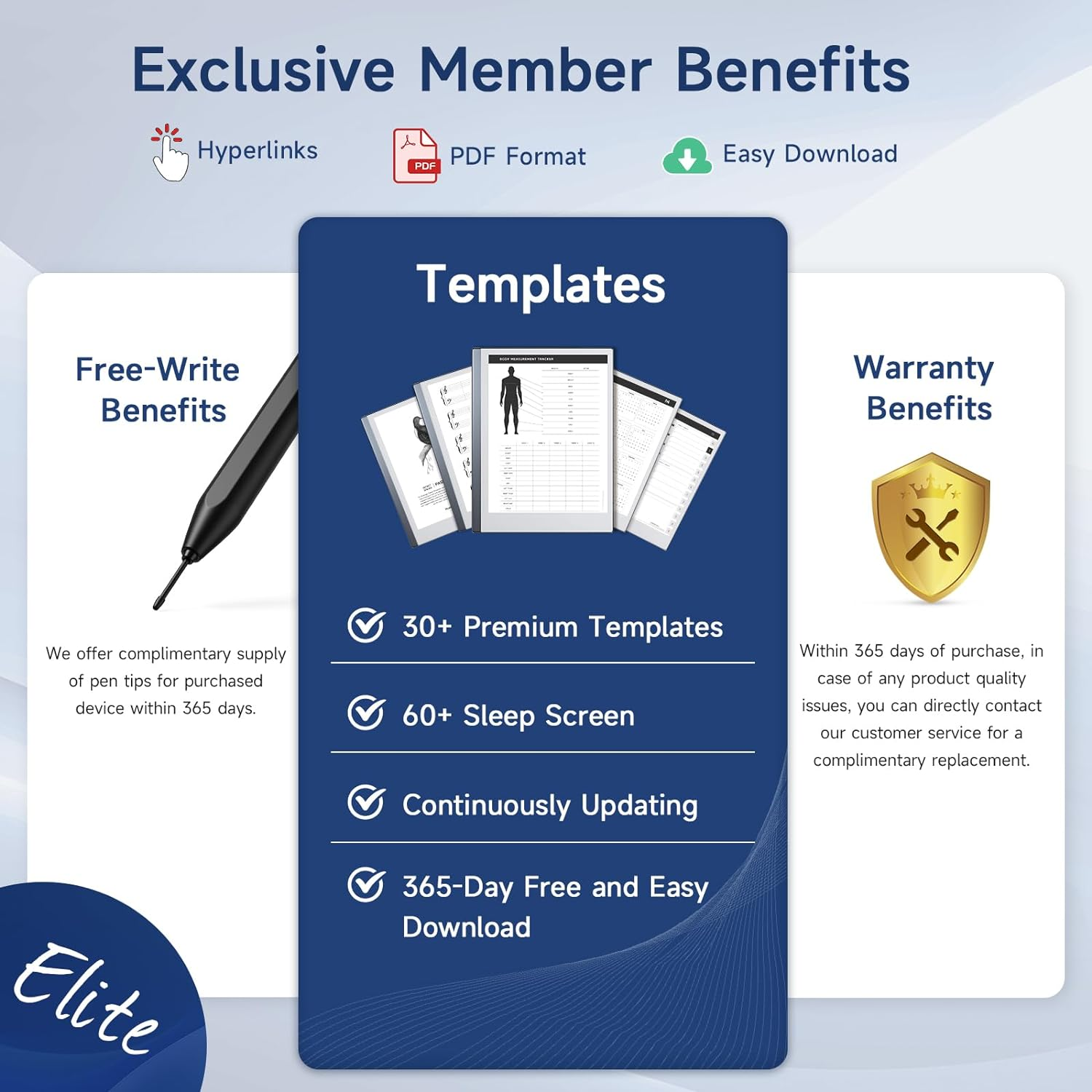 Ayotu Premuin PU Leather Smart Case for Remarkable 2 Paper Tablet 10.3" 2020 Released - Program Templates & Replacement Marker Stylus Pen Tips-[All in One Bundle]-Enhance Your Writing Experience. - B-Brown image number 6