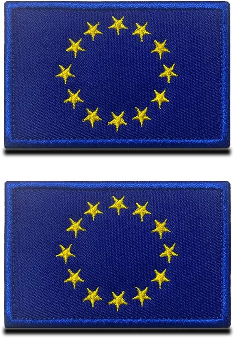 Zcketo 2 PCS Australia Flag Patches Hook and Loop Fastener Embroidered Tactical Military National Australian Patch for Attach to Caps,Bags,Backpacks,Vest,Uniforms,Team,Tactical Clothes