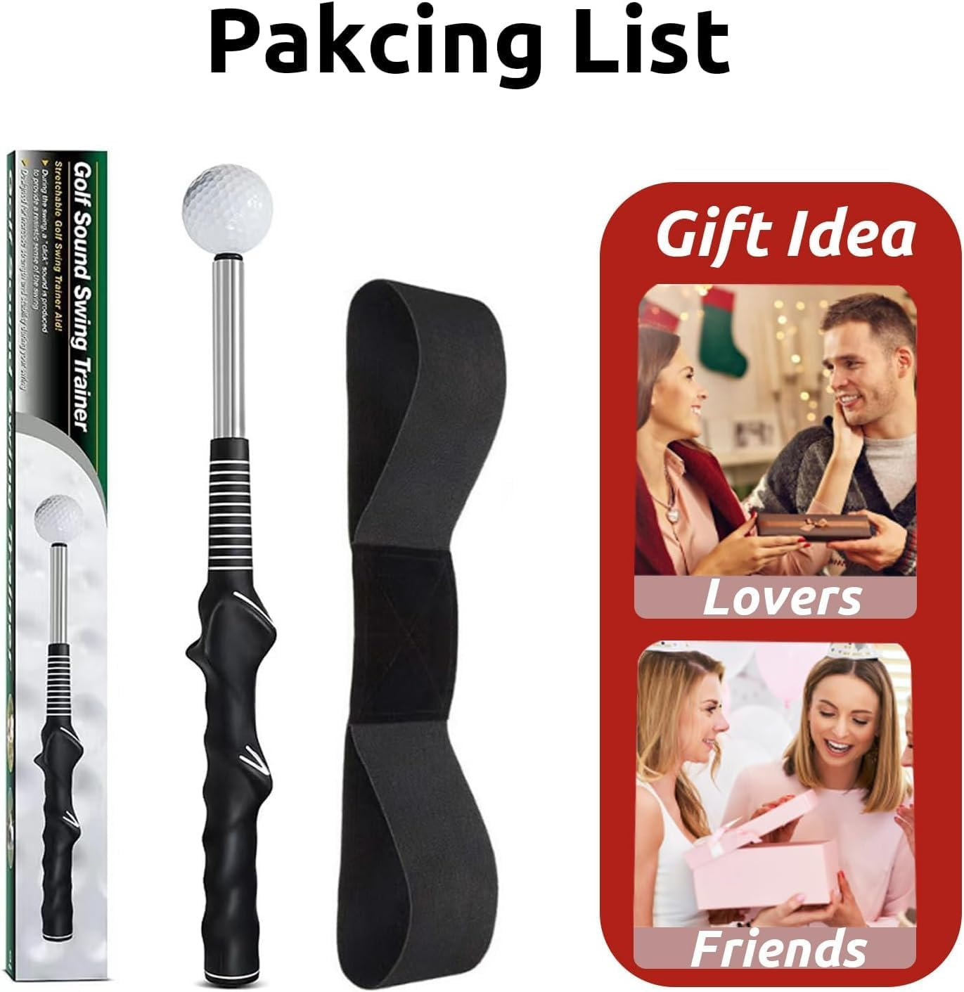 Golf Swing Training Aid, Stretchable Golf Swing Trainer Golf Grip Rod for Warm-Up, Indoor Practice, Golf Stick Improve Rhythm, Flexibility, Balance, Tempo and Strength for Chipping Hitting image number 3