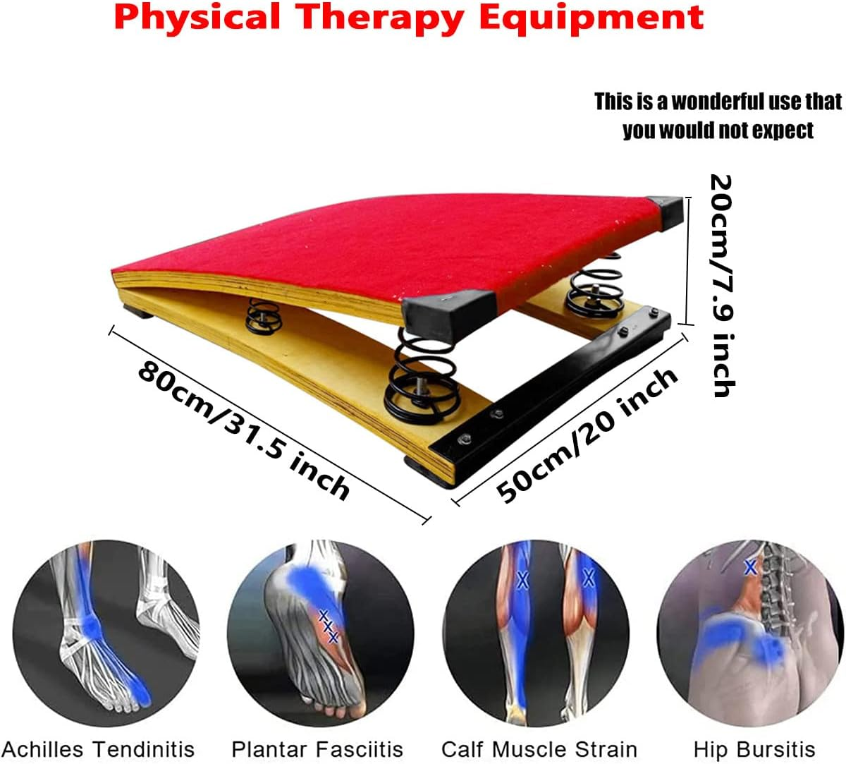 Vaulting Gymnastics Equipment Kids Spring Board, Thickened 2 Springs inside for School/Sports Club/Martial/Track and Field, Bearing 80Kg,2Springs image number 2