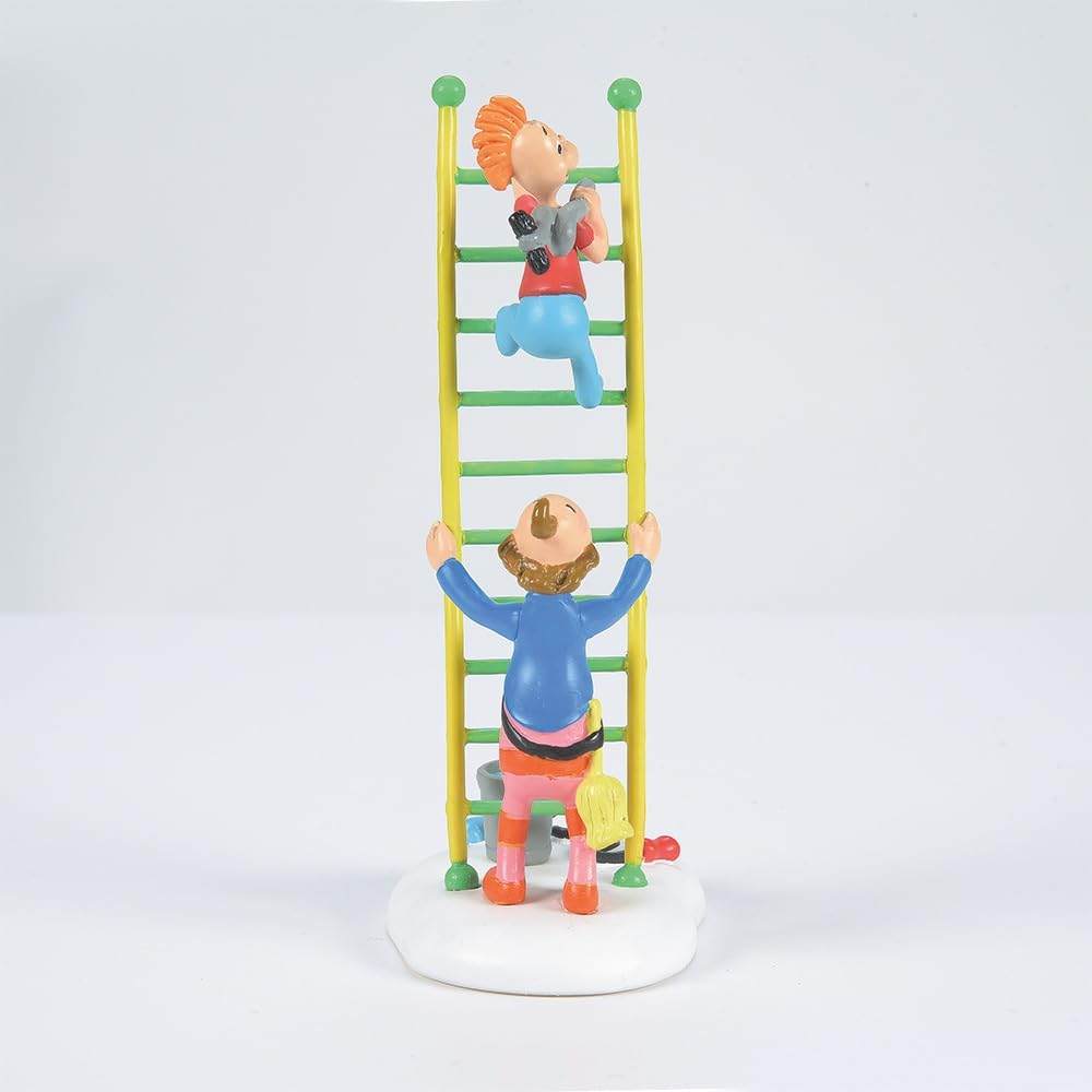 Department 56 Dr. Seuss Grinch Village Accessories Little Flue Who Figurine, Stone Resin Hand Crafted Collectible Christmas Figurines Home Decor Sculpture Statue, 4 Inch, Multicolor image number 3