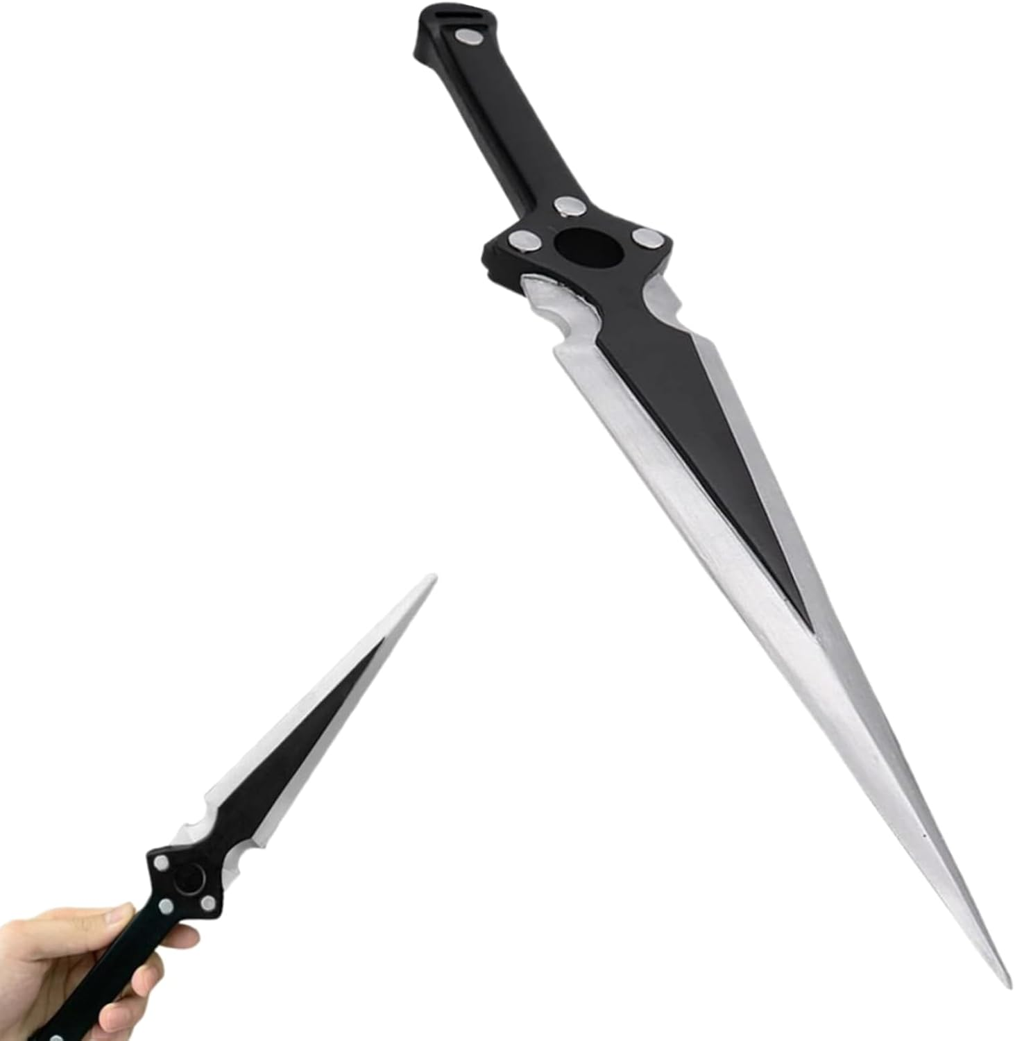 1 PCS 14" Foam Throwing Knife Dagger, Professional Foam Sword Fake Knife for Cosplay, Halloween Costume, Theater Props, and Training image number 2