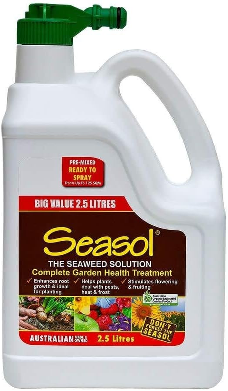 Seasol Ready-To-Use Hose on Seaweed Solution Fertilizer 2.5 Litre, Brown image number 1