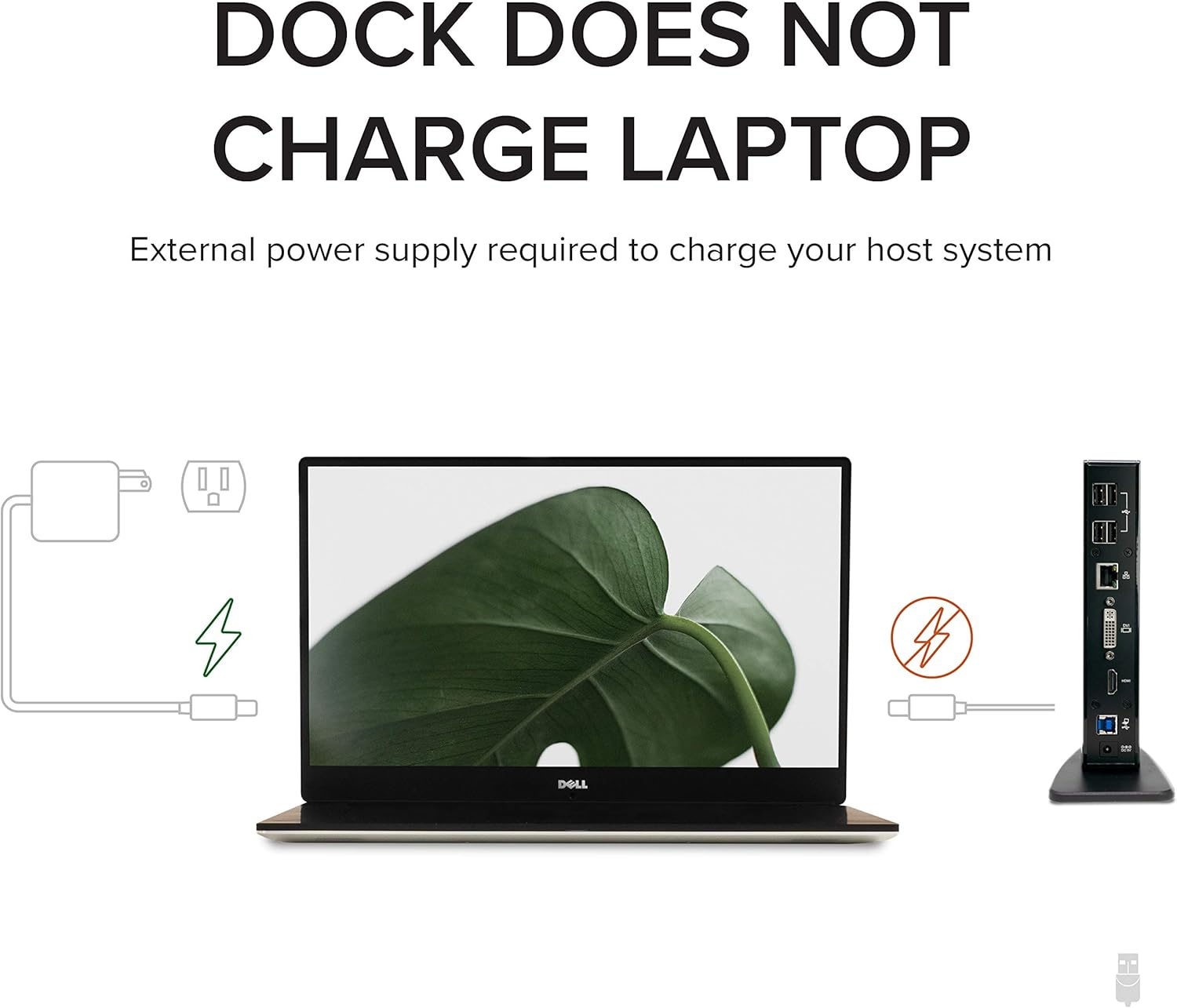 Plugable USB 3.0 Universal Laptop Docking Station Dual Monitor for Windows and Mac, USB 3.0 or USB-C, (Dual Video: HDMI and HDMI/DVI/VGA, Gigabit Ethernet, Audio, 6 USB Ports)