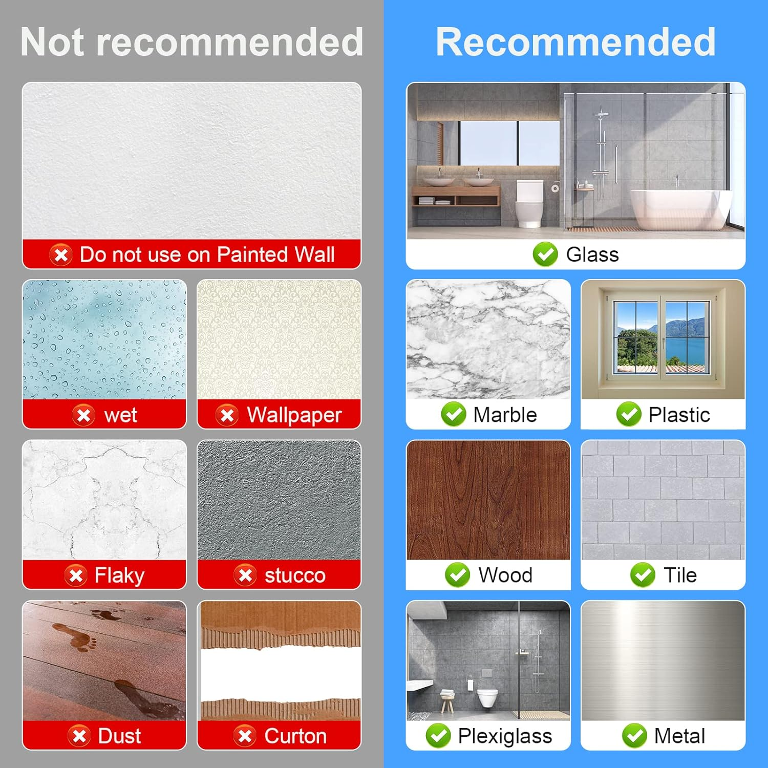 30 Packs Wall Hooks for Hanging Heavy Duty 22Lb(Max), Waterproof Transparent Self Adhesive Hooks Wall Hangers Sticky Hooks for Door Bathroom Shower Kitchen Outdoor Utility Hooks Hanger