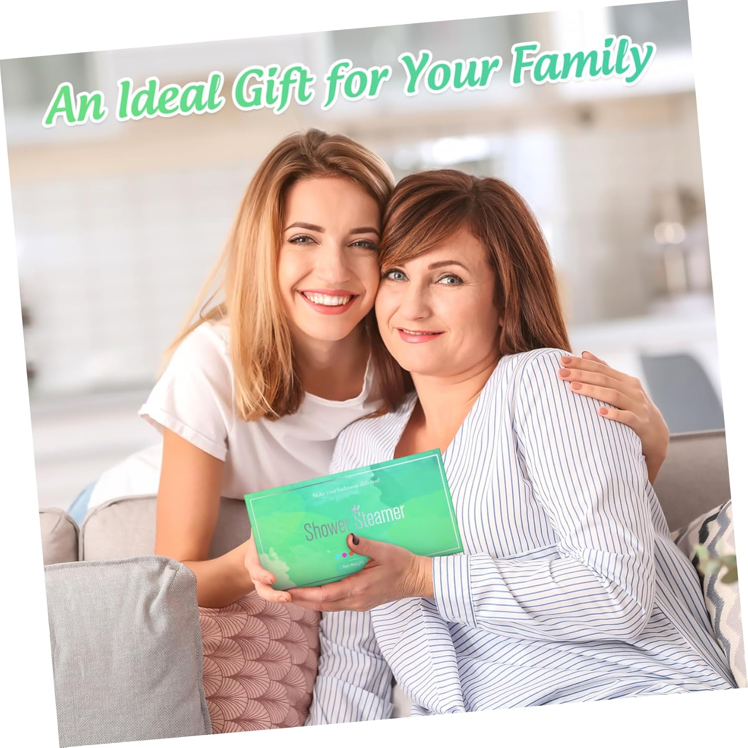 Aromatherapy Shower Steamers Tablets 8Pcs 30G Each with Dried Flowers Natural Bath Salt for Women Mood Relief and Relaxation Home Spa Bath Accessories image number 4