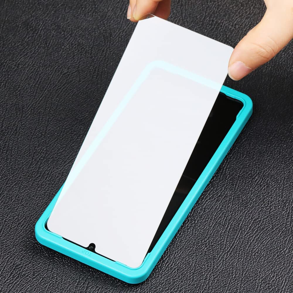 Ibywind Screen Protector for Samsung Galaxy A33 5G (6.4 Inches),With 2Pcs Tempered Glass,1Pc Camera Lens Protector,1Pc Backing Carbon Fiber Film [Fingerprint Reader,Easy to Install] image number 5