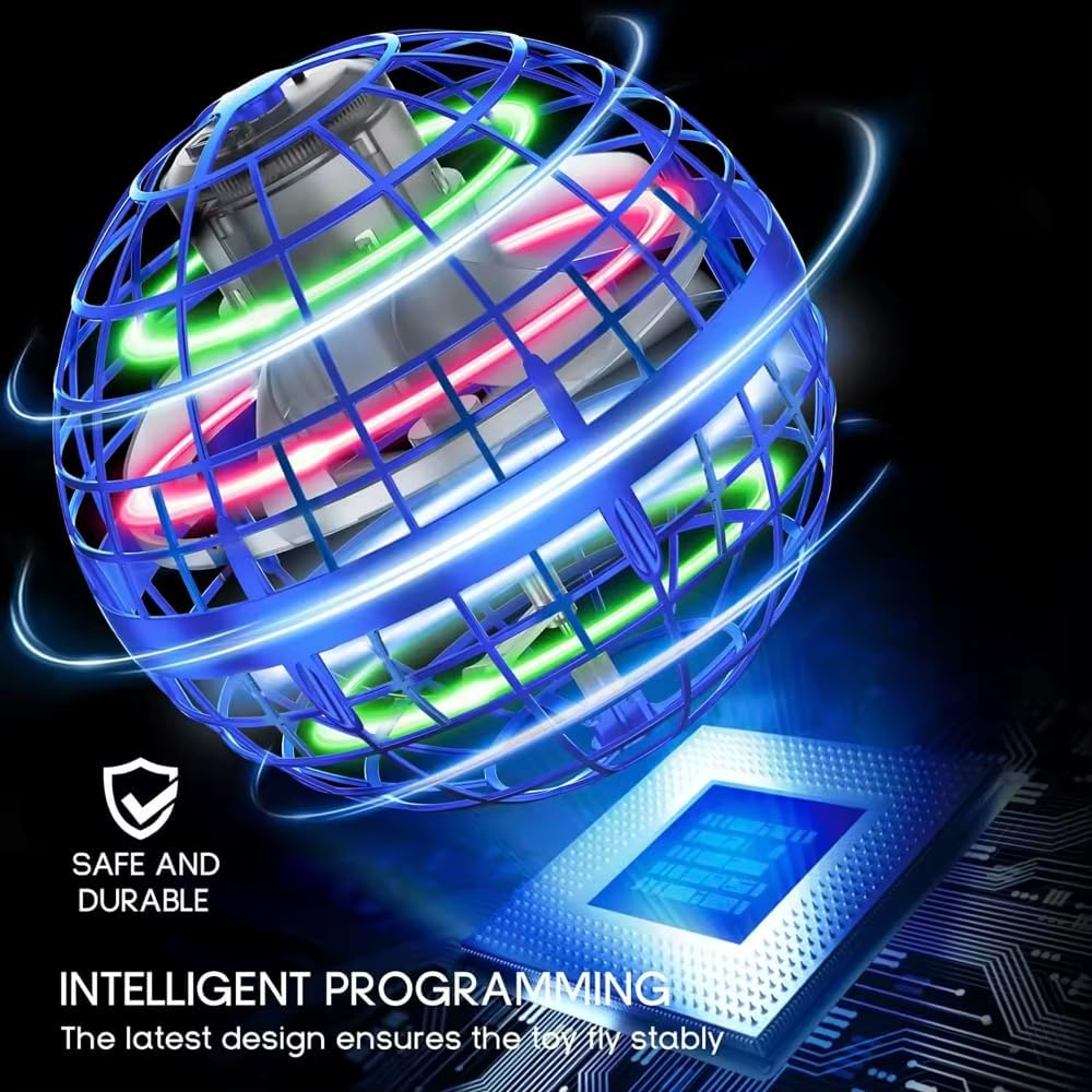 Flying Ball Toy - LED Hovering Magic Ball with Hand Control, Perfect for Kids & Adults - Rechargeable Indoor & Outdoor Fun image number 4
