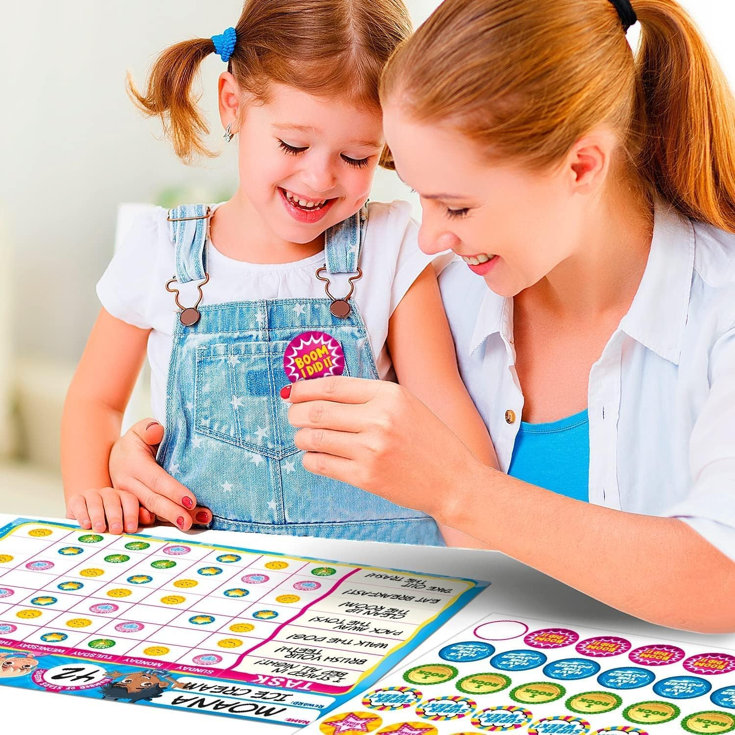 Behavior Reward Chart System, with 26 Chore Charts & 2280 Stickers - Motivate Responsibility & Good Habits image number 2
