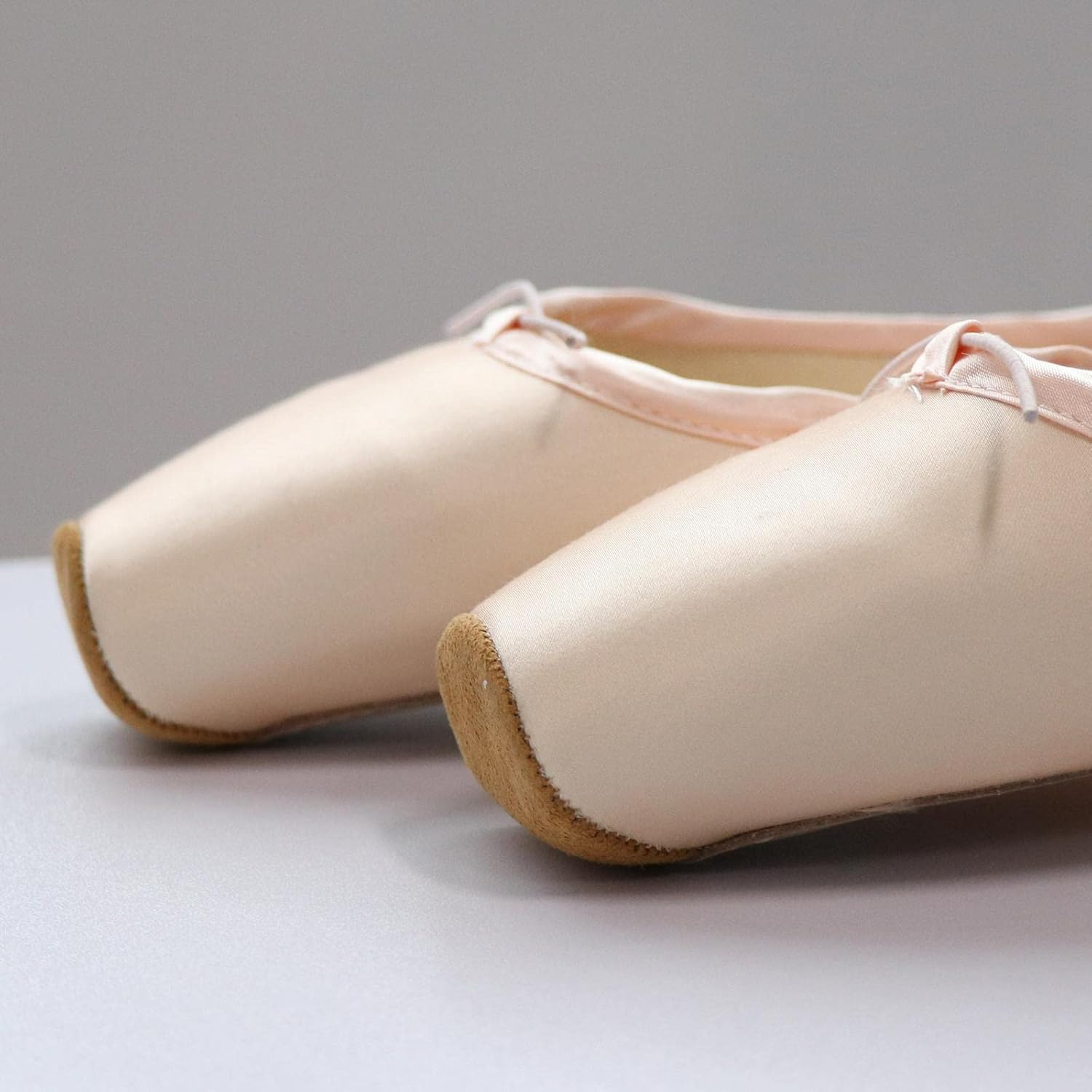 Ballet Pointe Footwear for Women and Girls in Pink with Pre-Attached Ribbons image number 1