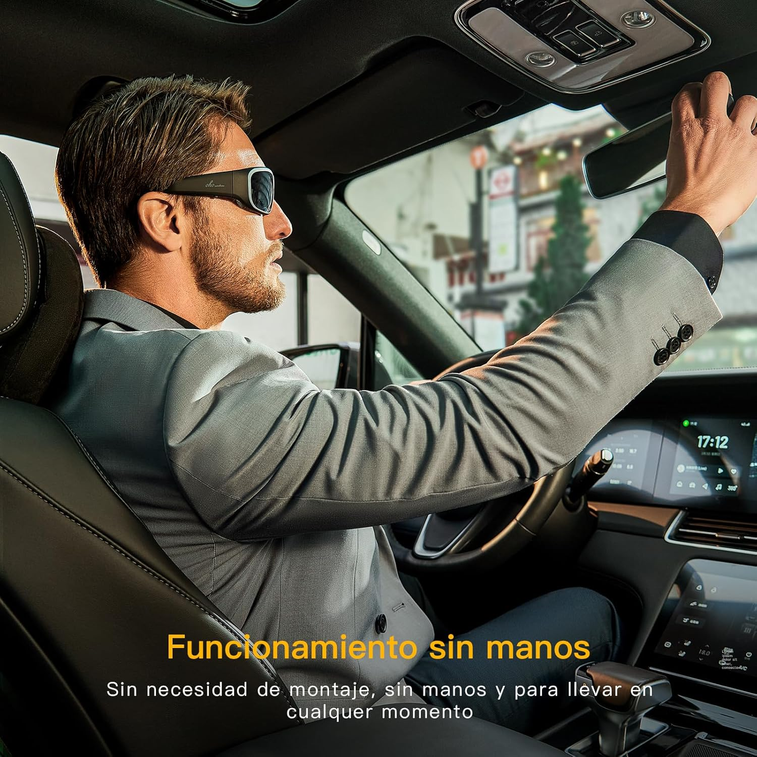 Oho 32GB Camera Glasses,24M Resolution H.265 1080P Smart Glasses with UV400 Sunglasses Lens for Outdoor Sport,Unisex image number 1