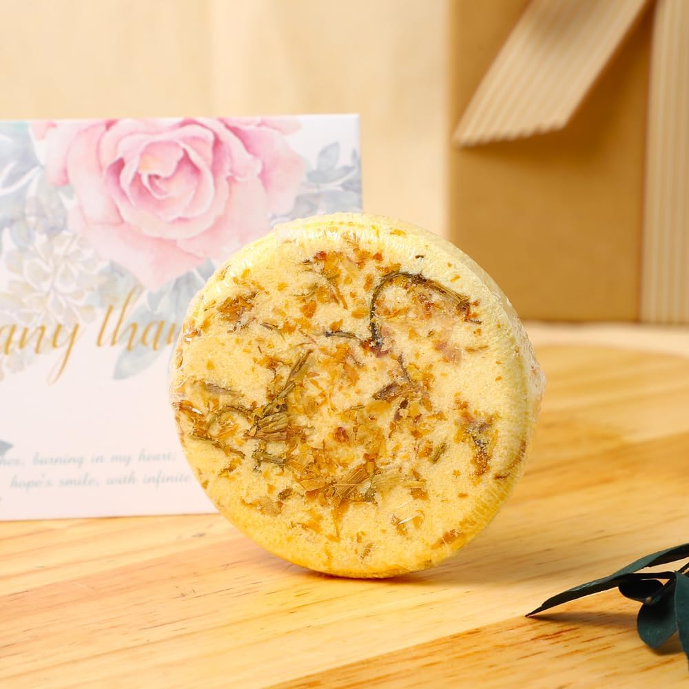 Luxury Gifts for Women with a Love Bath Bomb, Scented Candle, Shower Steamer, a Cute Towel Teddy, an Organic Oatmeal Soap, and a Greeting Card. Great for Birthday, New Year, or Any Occasion image number 4