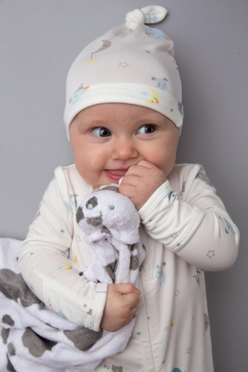 Angel Dear Pair and a Spare 3 Piece Blanket Set, White Cow with Grey Spots image number 2