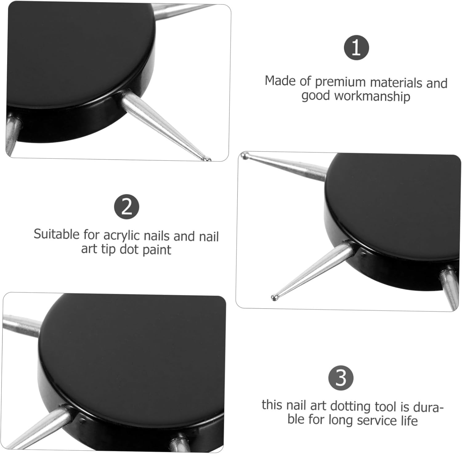 Circular Nail Art Dotting Tool for Manicure Nail Painting Professional Detail for Women