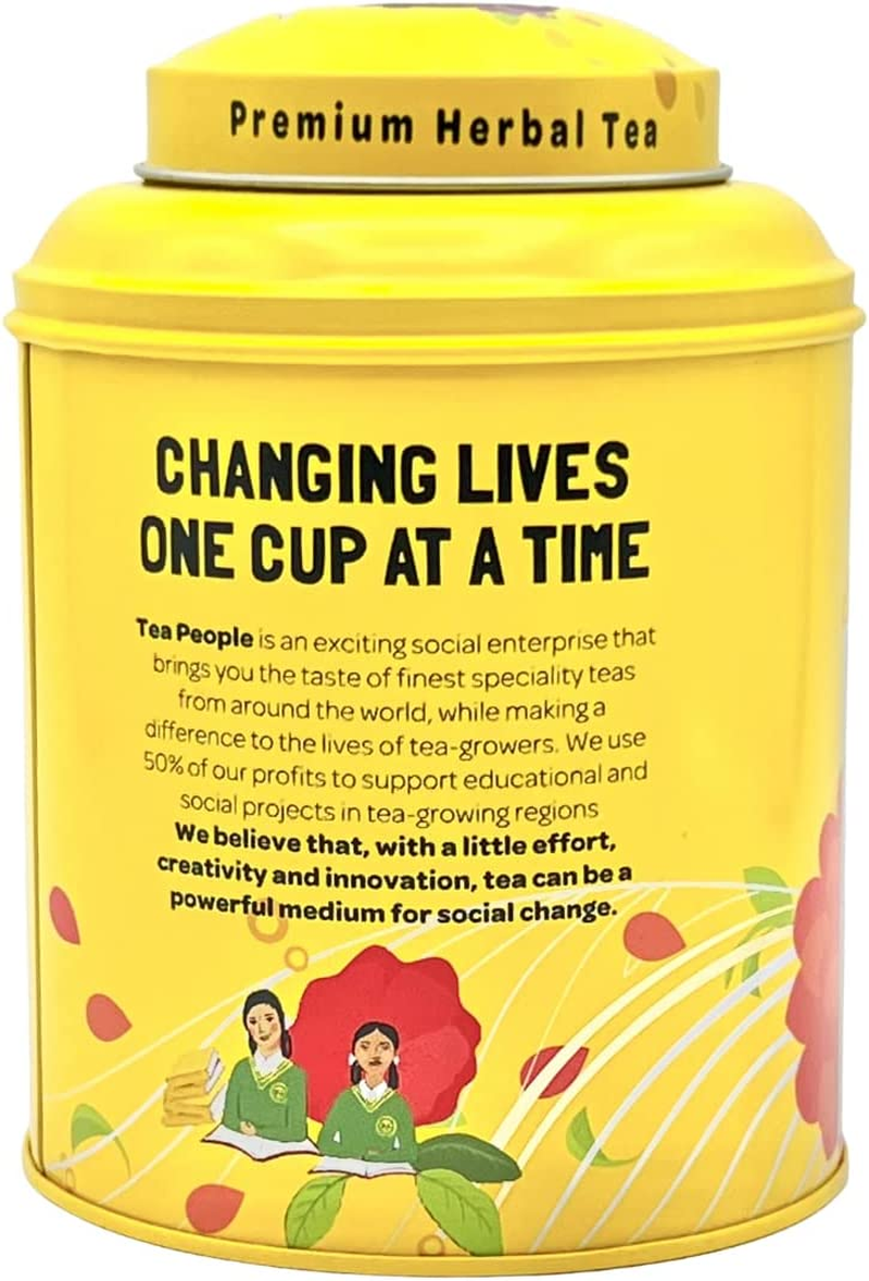 Tea People Choco Mint Rooibos, 20 Tea Pyramids in Tin Caddy image number 2